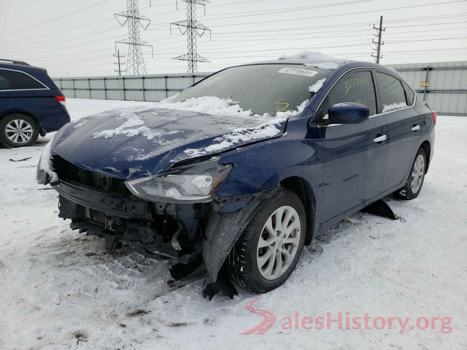 3N1AB7AP0KY243645 2019 NISSAN SENTRA