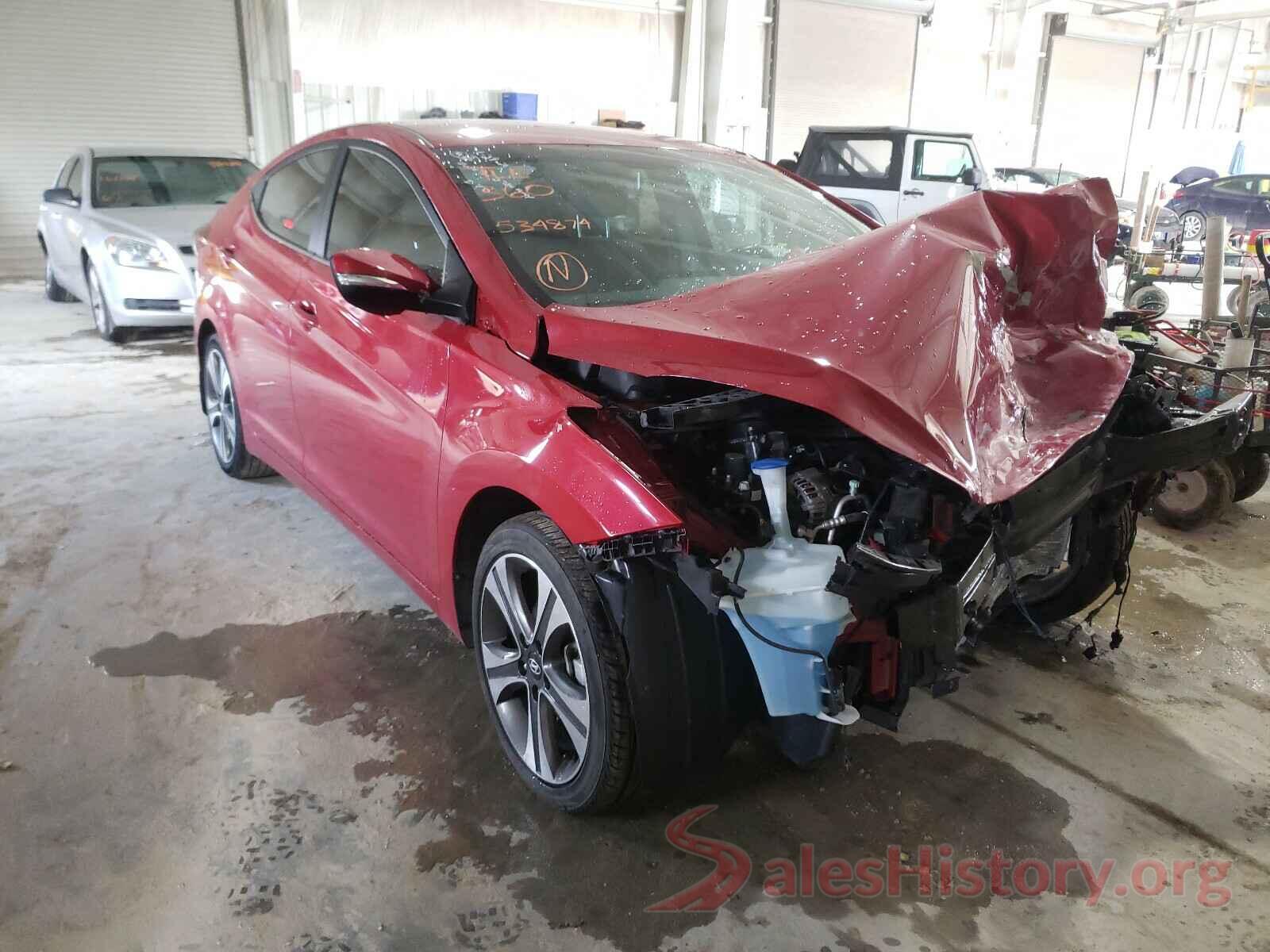 KMHDH4AH5GU534874 2016 HYUNDAI ELANTRA