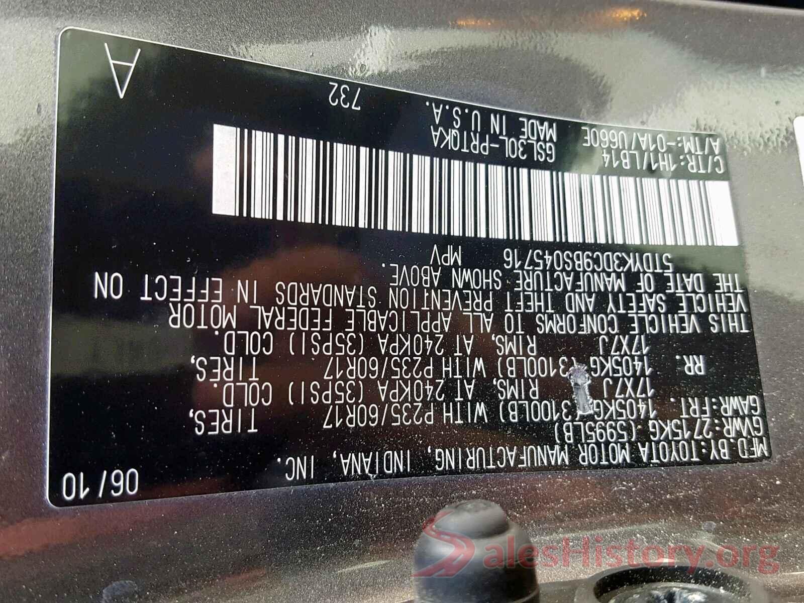 5TDYK3DC9BS045716 2011 TOYOTA SIENNA XLE