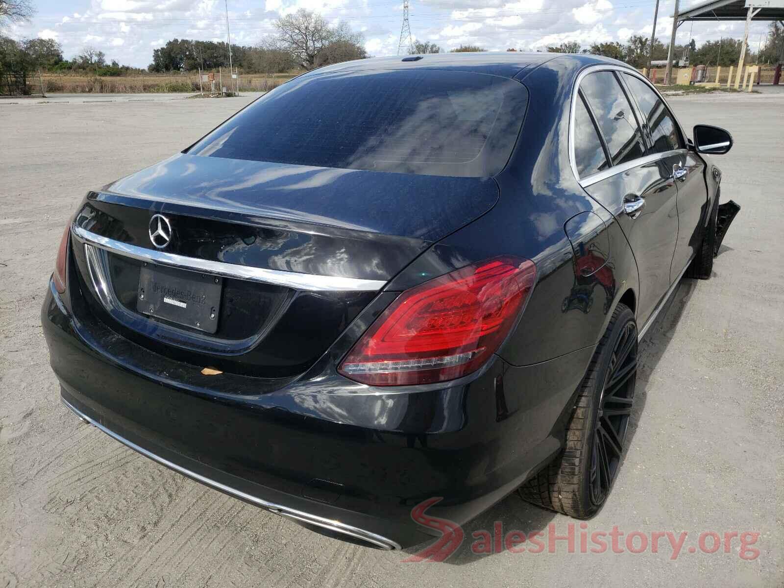 55SWF8DB4KU303501 2019 MERCEDES-BENZ C CLASS