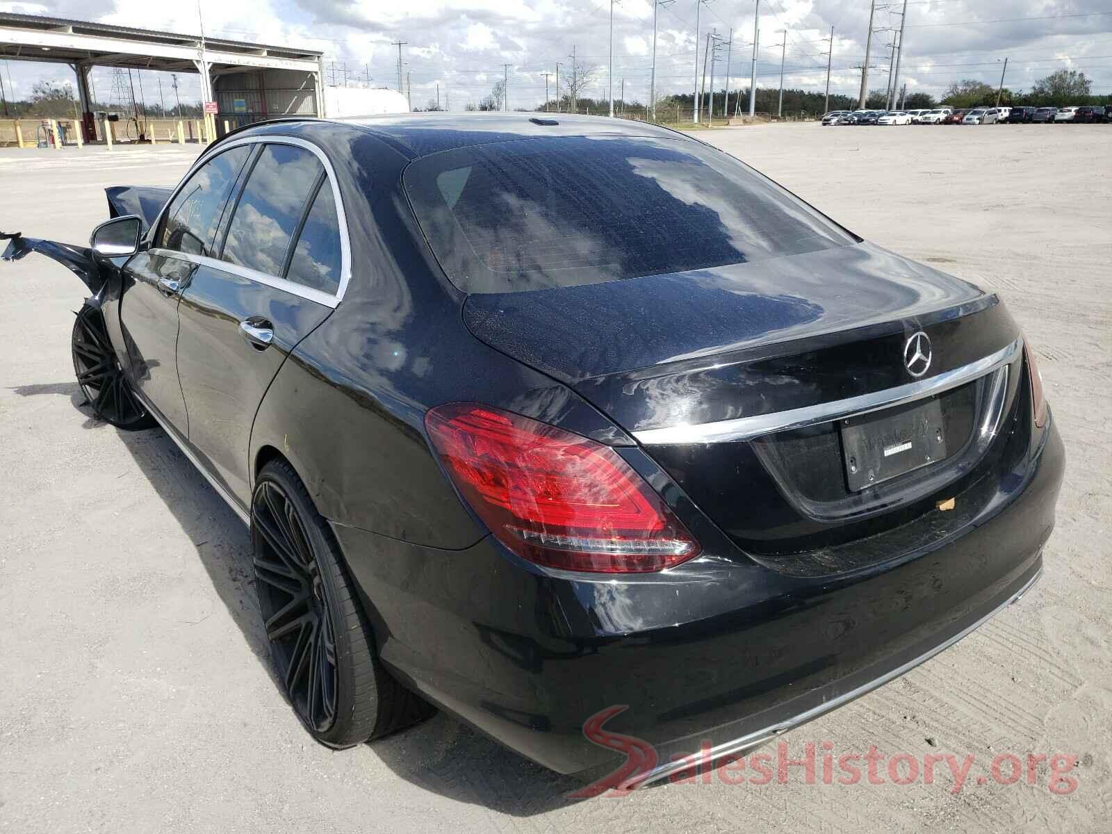 55SWF8DB4KU303501 2019 MERCEDES-BENZ C CLASS