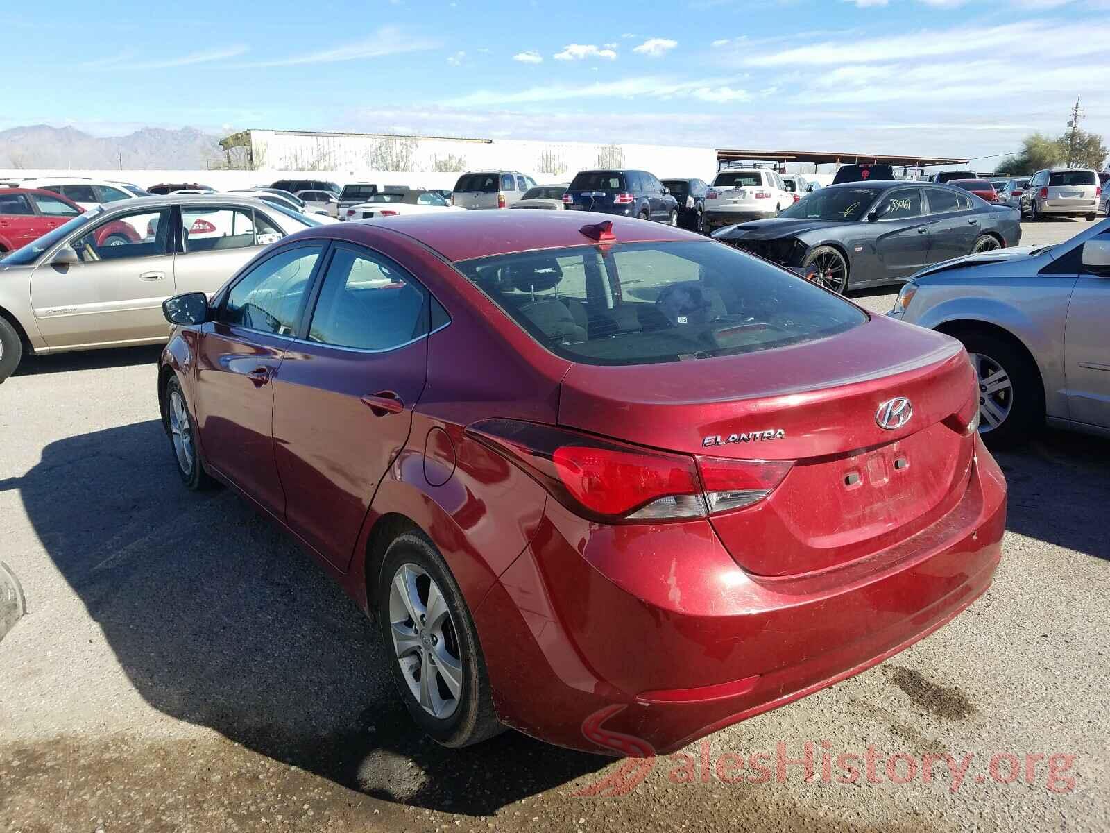 5NPDH4AE3GH736164 2016 HYUNDAI ELANTRA