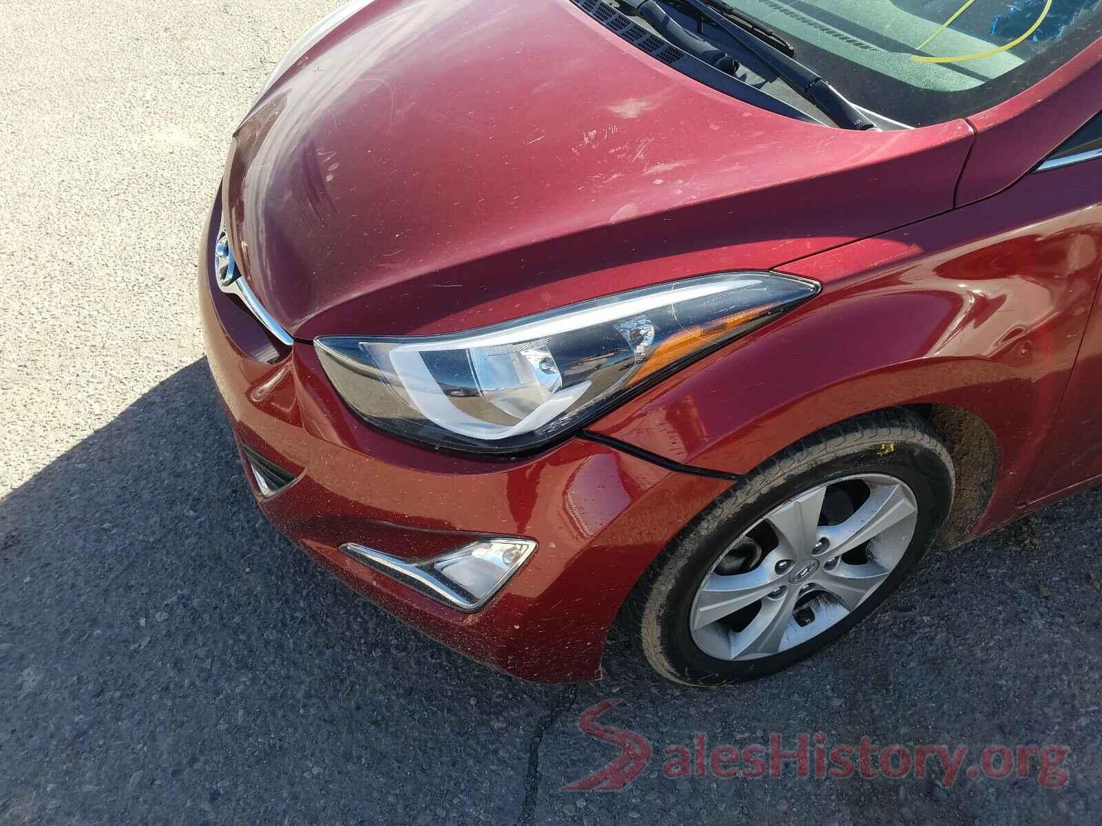 5NPDH4AE3GH736164 2016 HYUNDAI ELANTRA