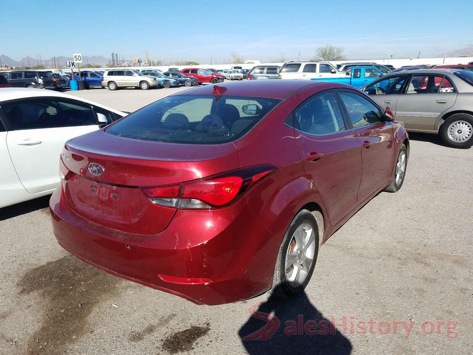 5NPDH4AE3GH736164 2016 HYUNDAI ELANTRA