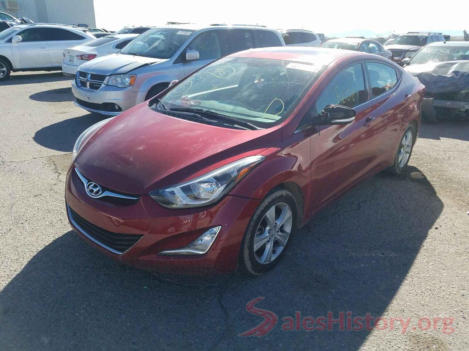 5NPDH4AE3GH736164 2016 HYUNDAI ELANTRA