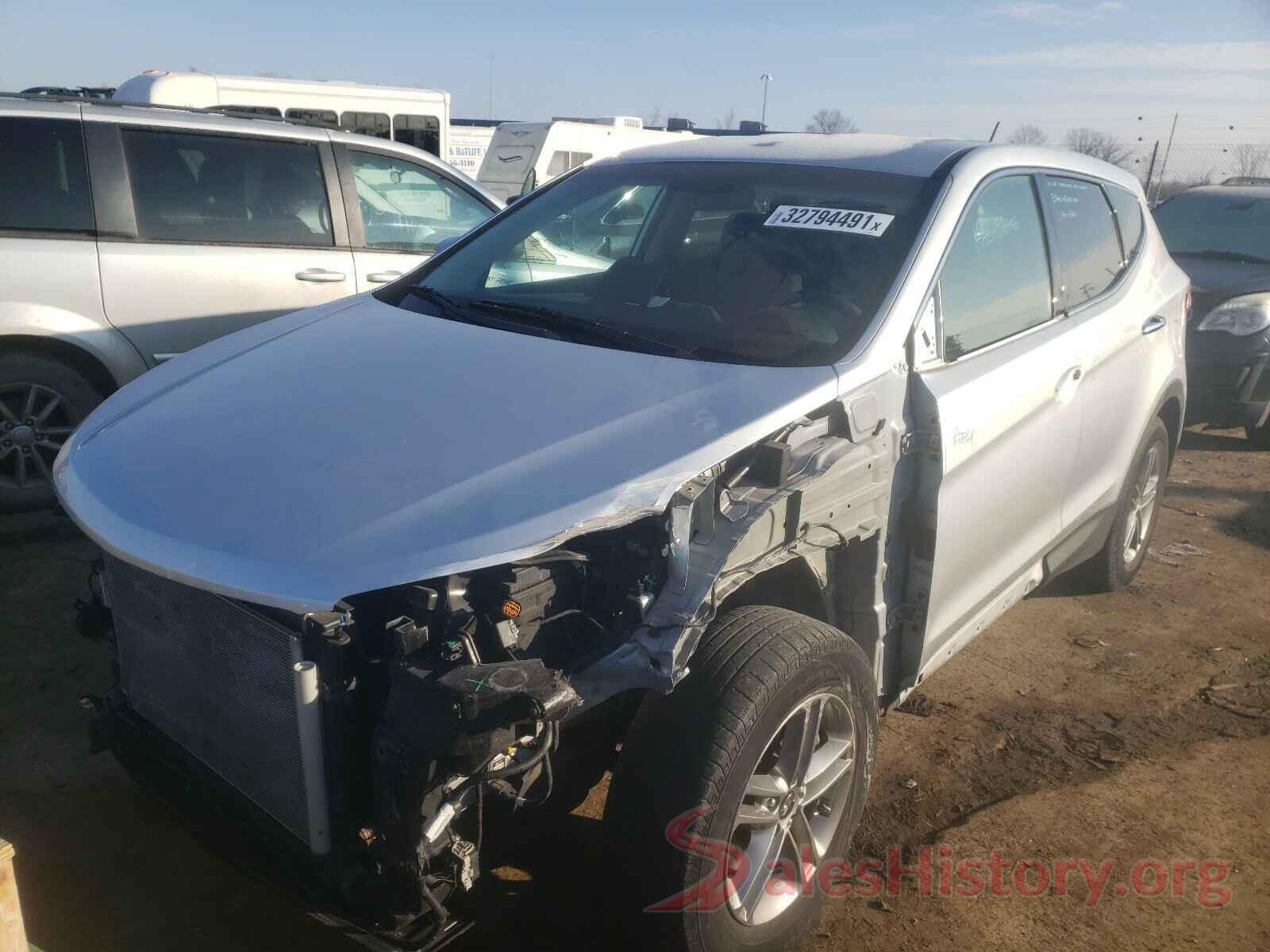 5XYZTDLB7JG550617 2018 HYUNDAI SANTA FE