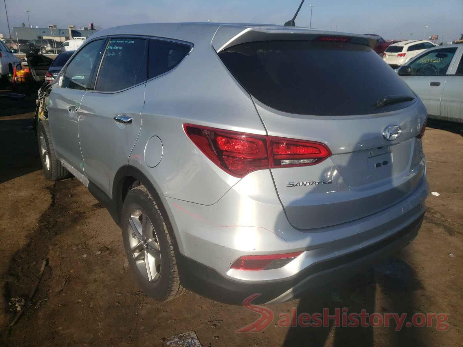 5XYZTDLB7JG550617 2018 HYUNDAI SANTA FE