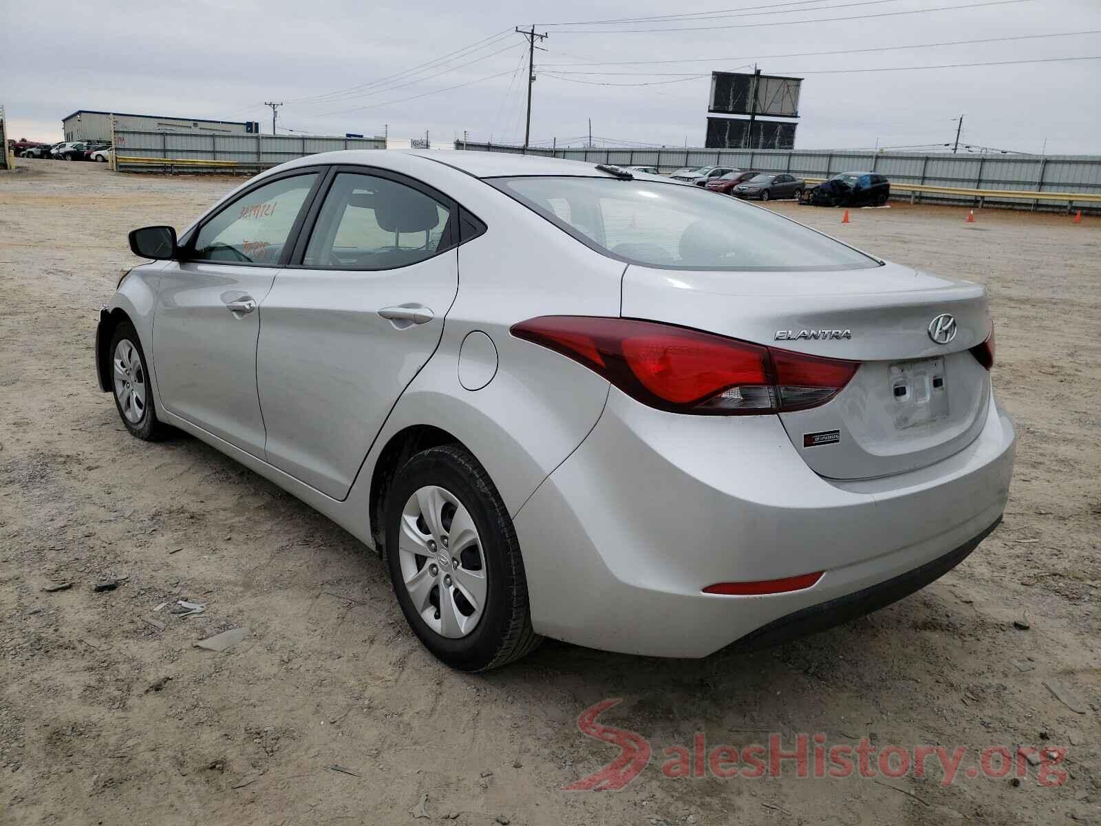 5NPDH4AE2GH784853 2016 HYUNDAI ELANTRA