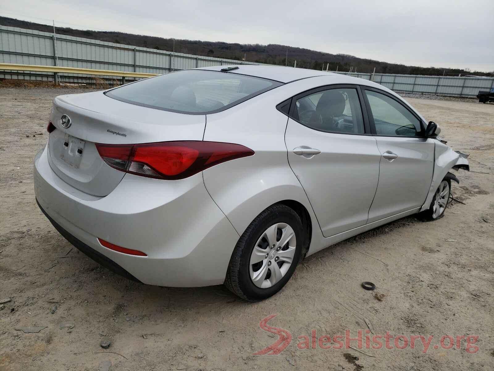 5NPDH4AE2GH784853 2016 HYUNDAI ELANTRA