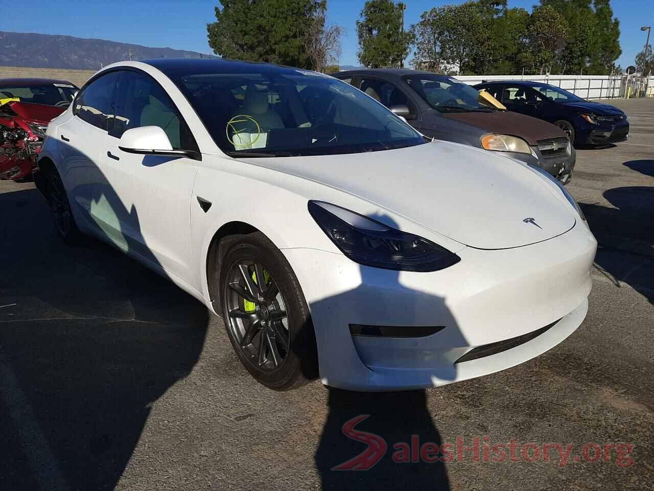 5YJ3E1EC6MF926207 2021 TESLA MODEL 3