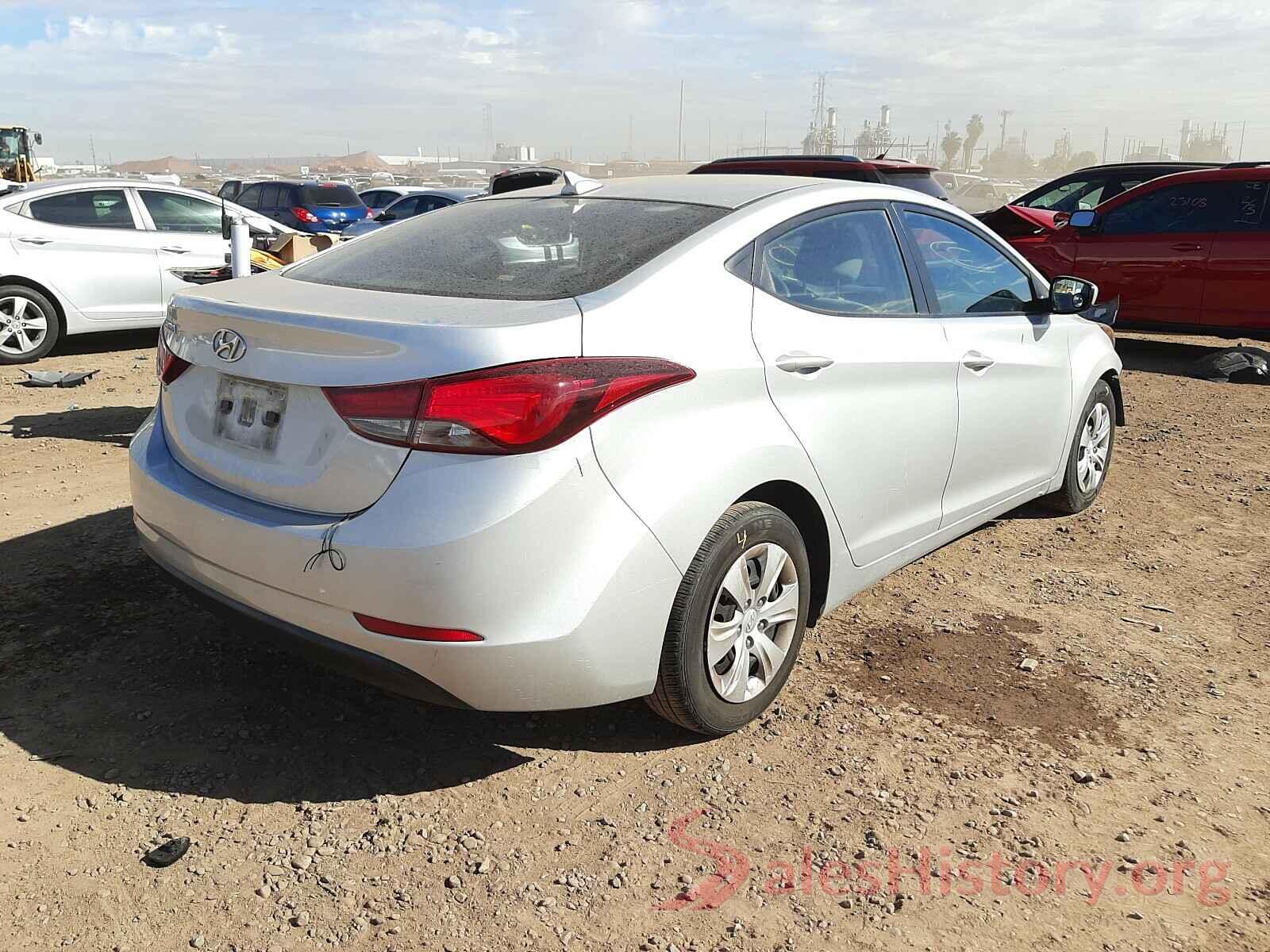 5NPDH4AE1GH732050 2016 HYUNDAI ELANTRA