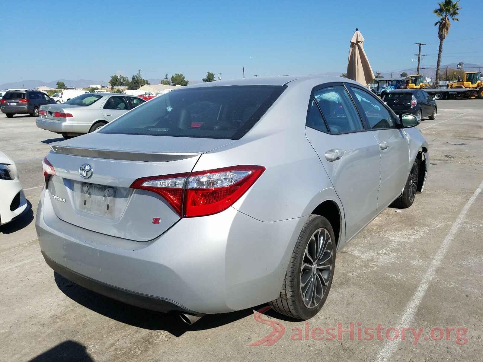 5YFBURHE0GP431357 2016 TOYOTA COROLLA