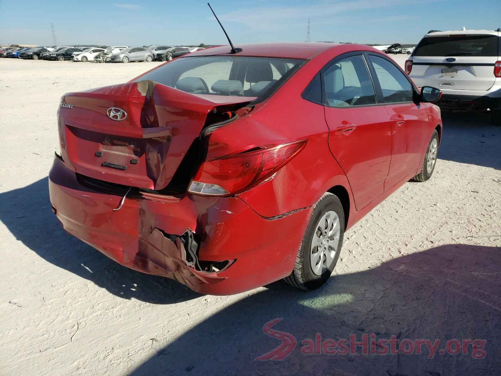 KMHCT4AE4GU942931 2016 HYUNDAI ACCENT