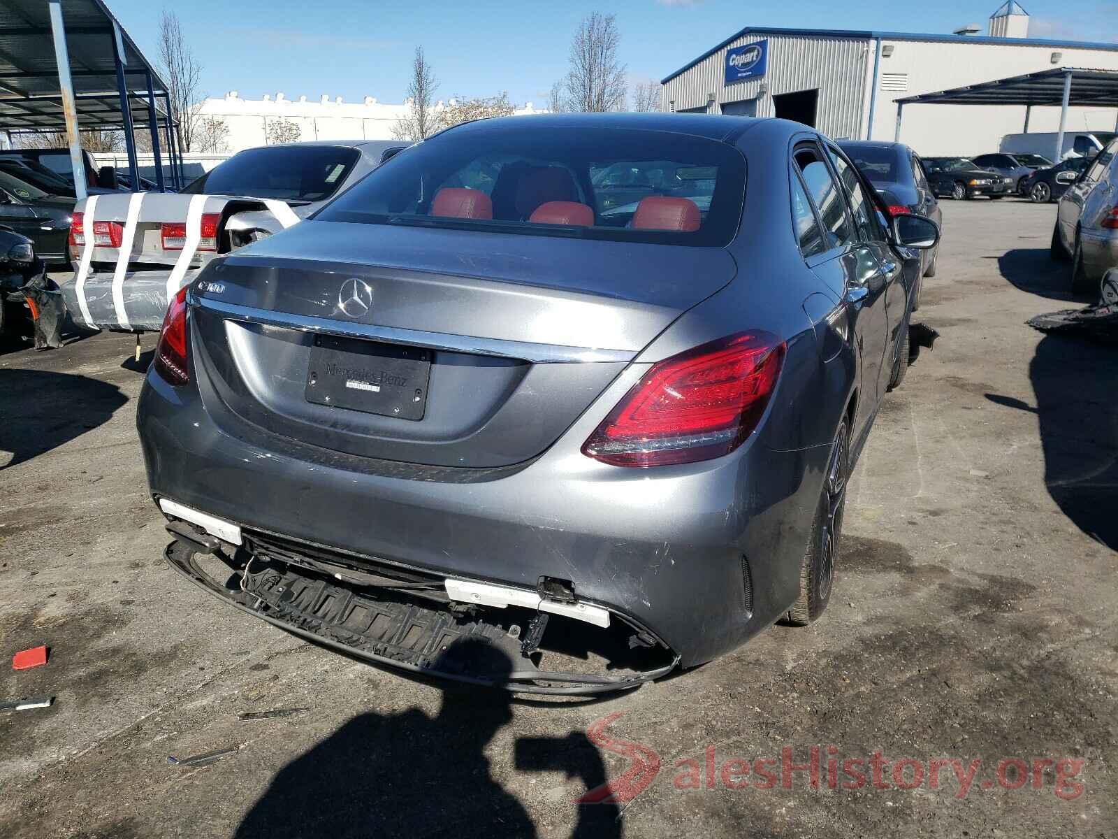 55SWF8DB0KU300398 2019 MERCEDES-BENZ C CLASS