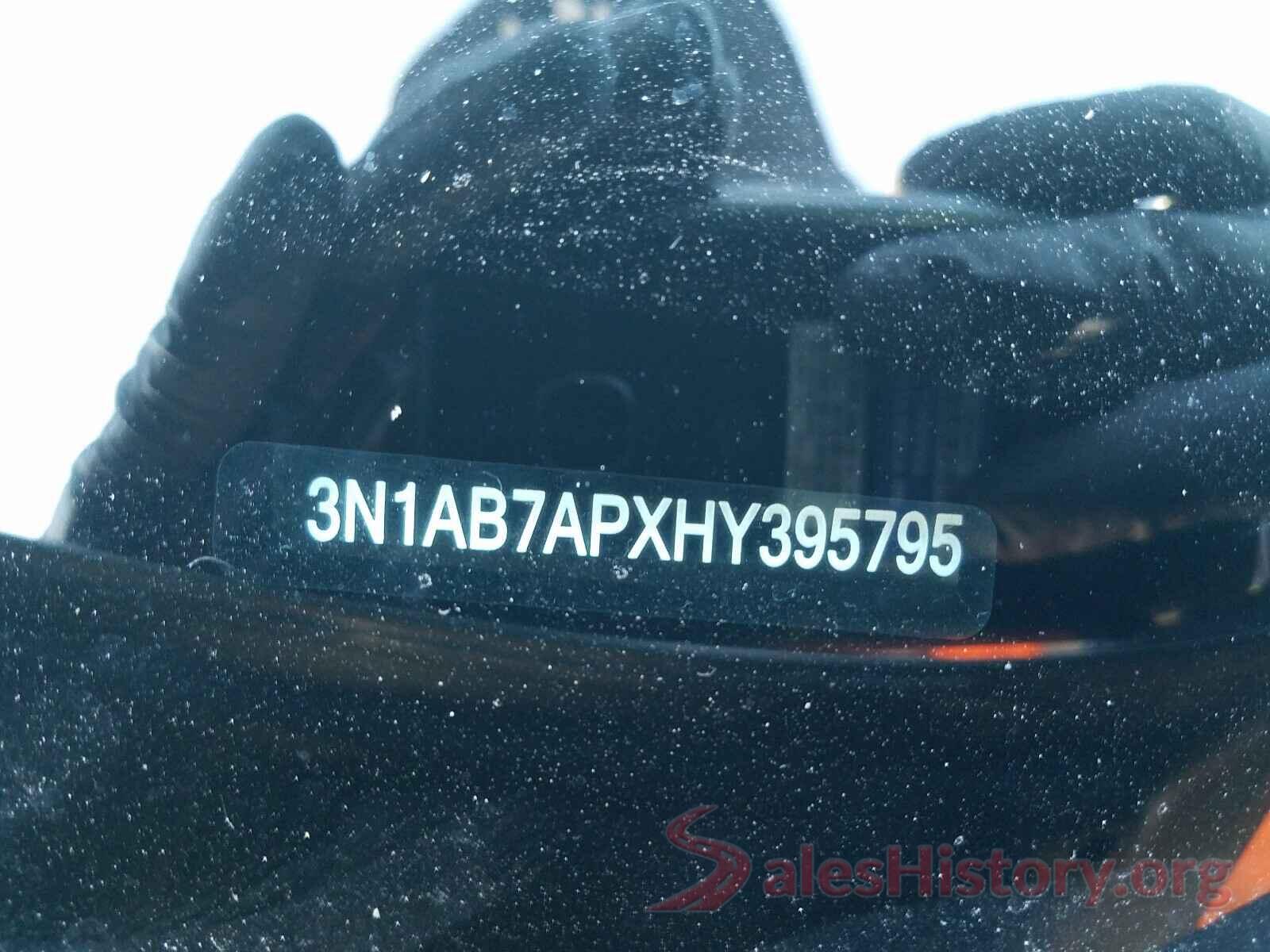 3N1AB7APXHY395795 2017 NISSAN SENTRA