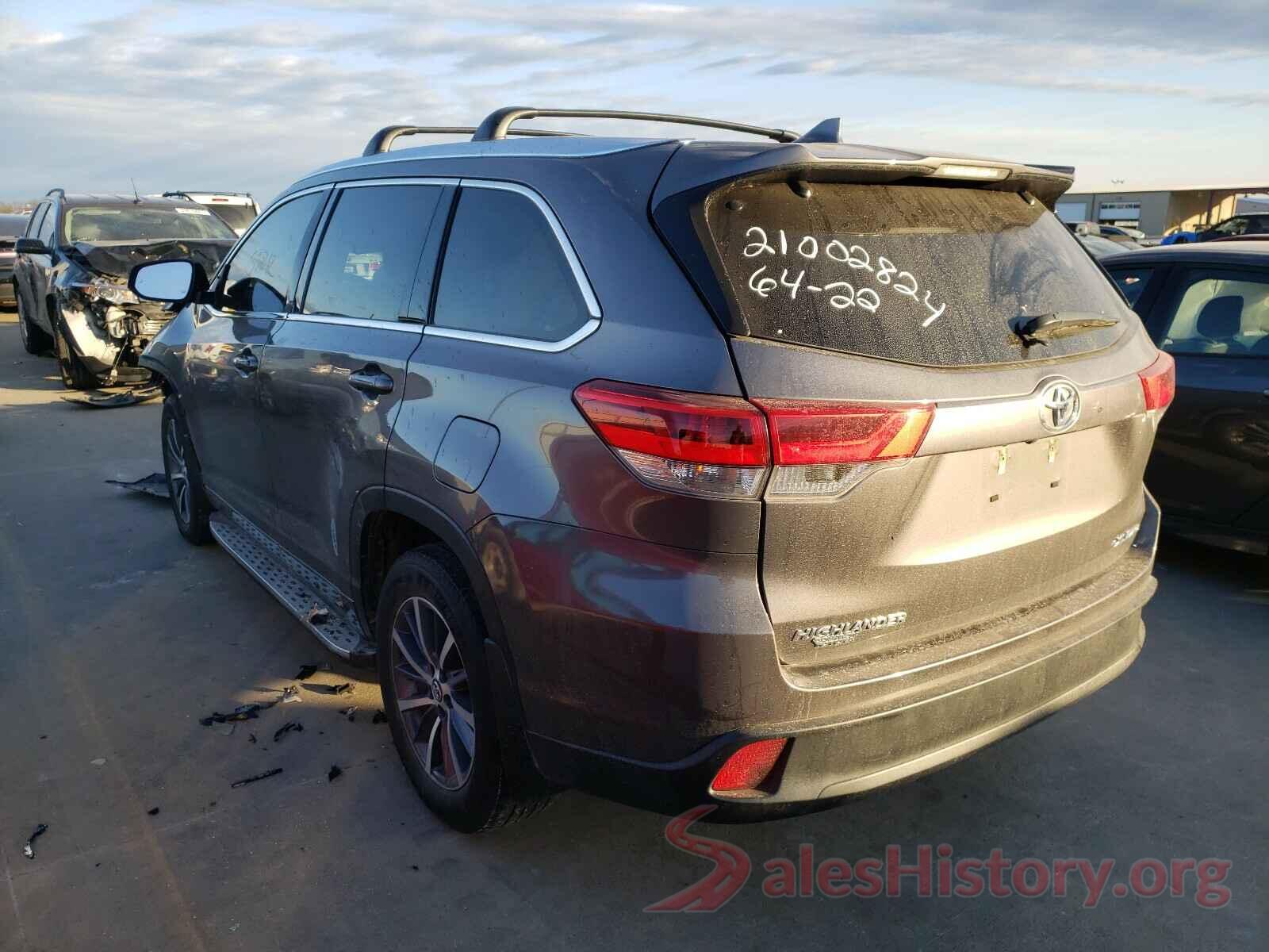 5TDJZRFH9HS478082 2017 TOYOTA HIGHLANDER