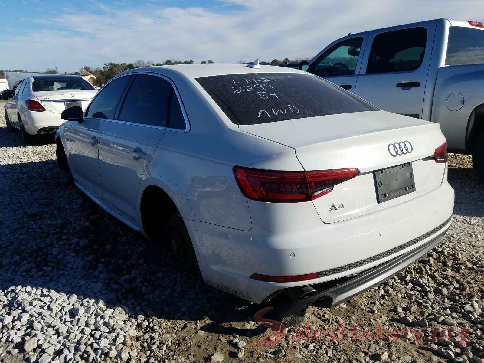 WAULNAF45HN042299 2017 AUDI A4