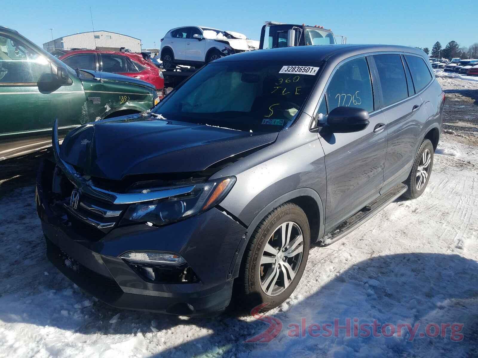 5FNYF6H77GB092323 2016 HONDA PILOT