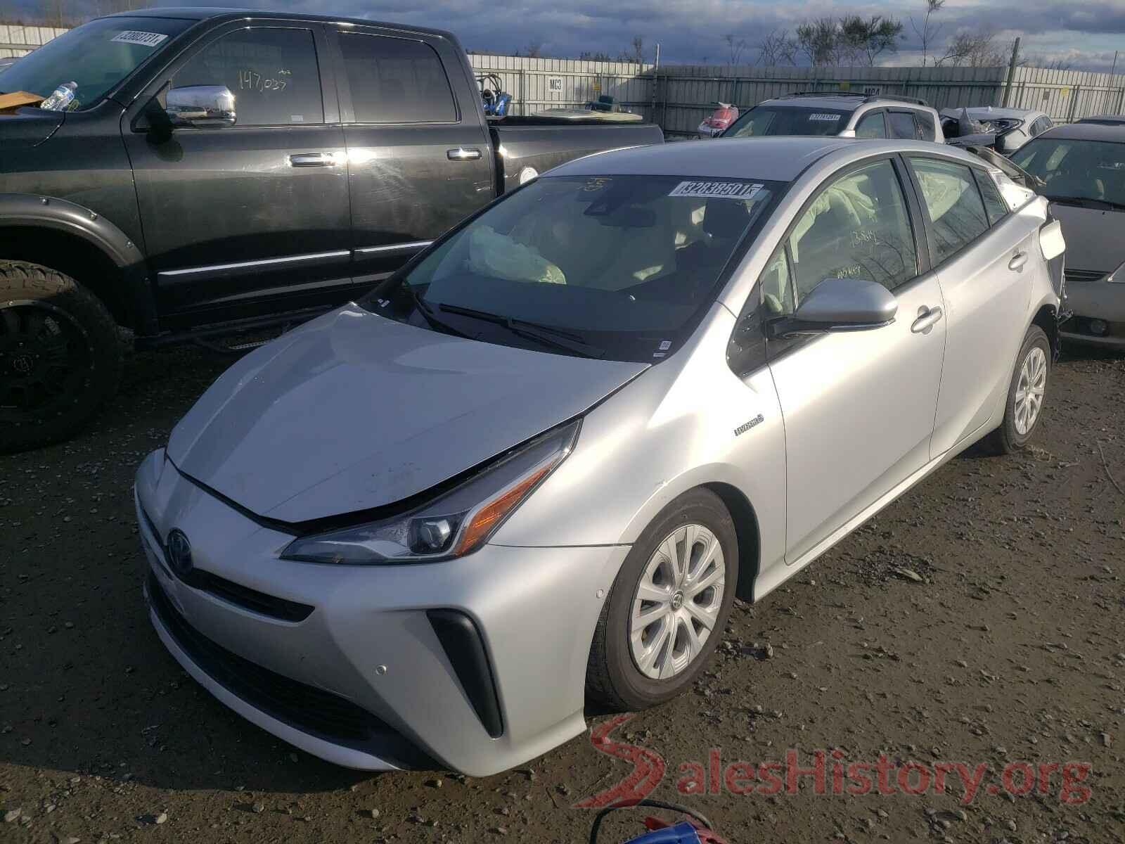 JTDKARFU7L3113743 2020 TOYOTA PRIUS