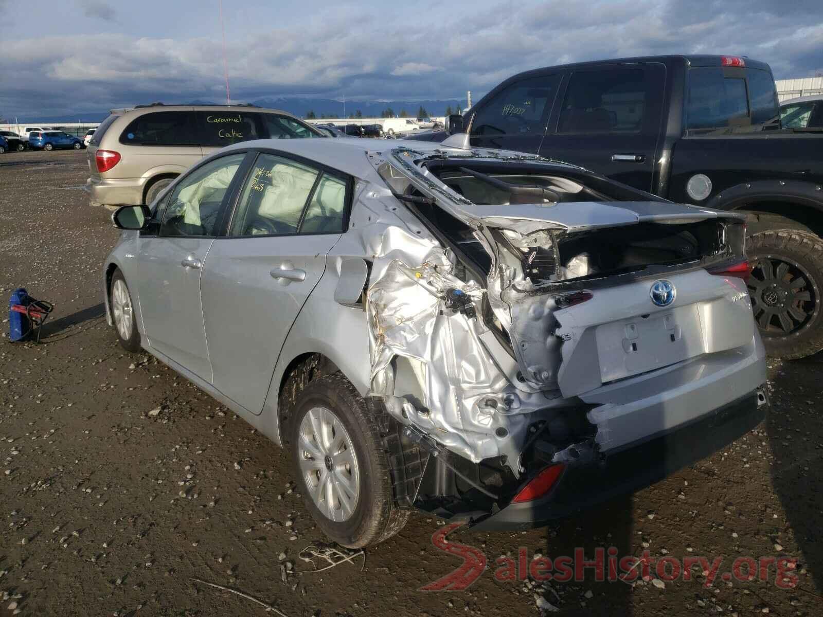 JTDKARFU7L3113743 2020 TOYOTA PRIUS