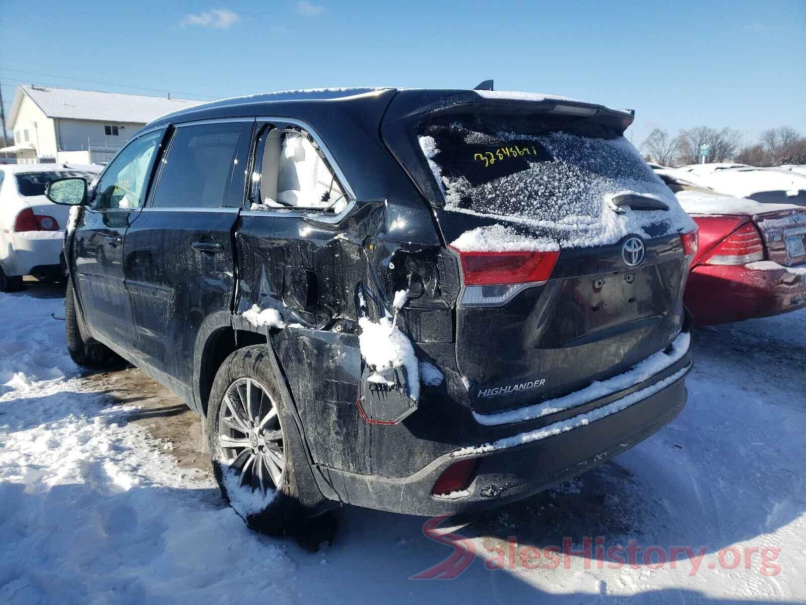 5TDJZRFH7KS587387 2019 TOYOTA HIGHLANDER