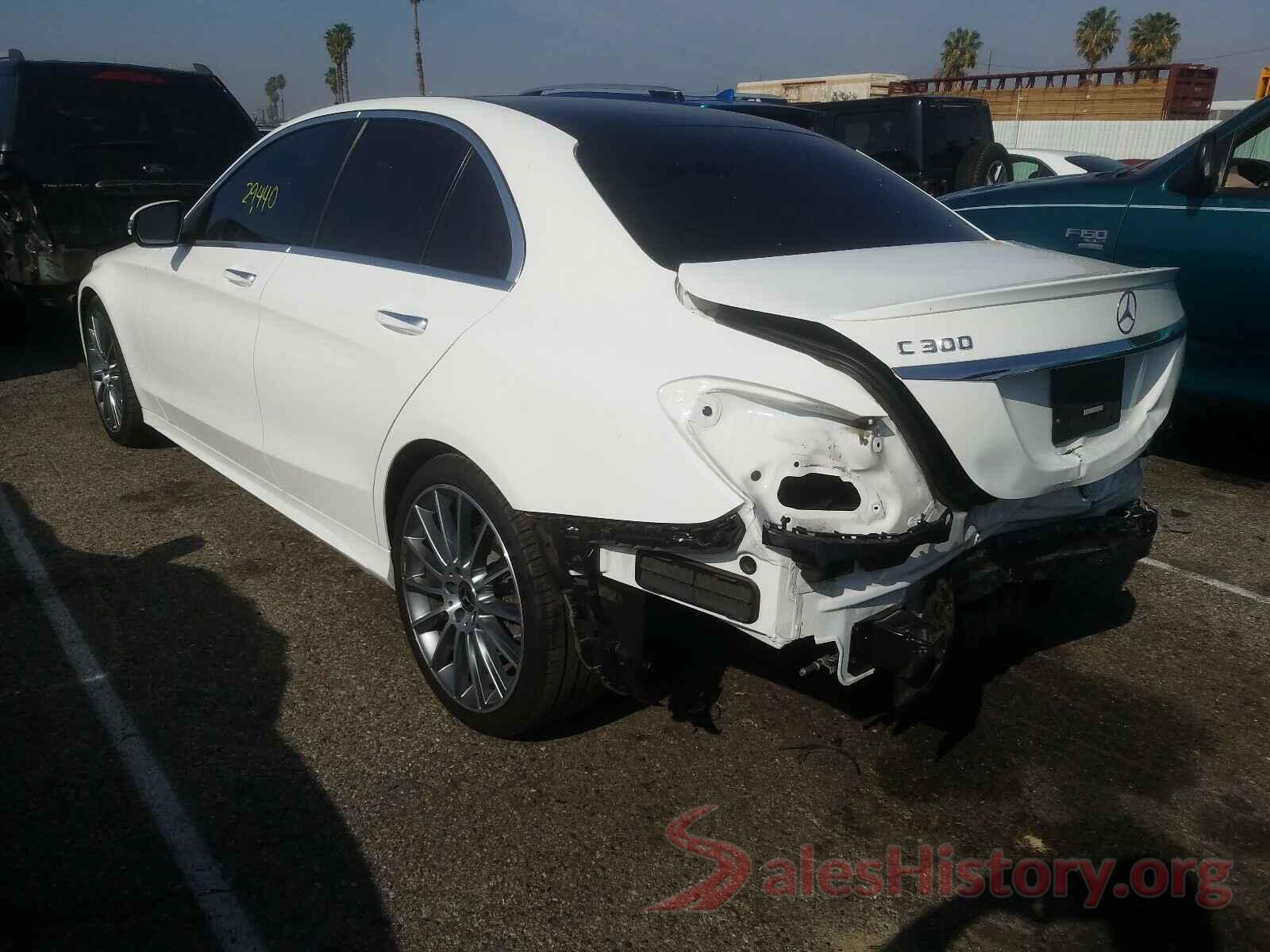 55SWF4JB5HU216292 2017 MERCEDES-BENZ C CLASS