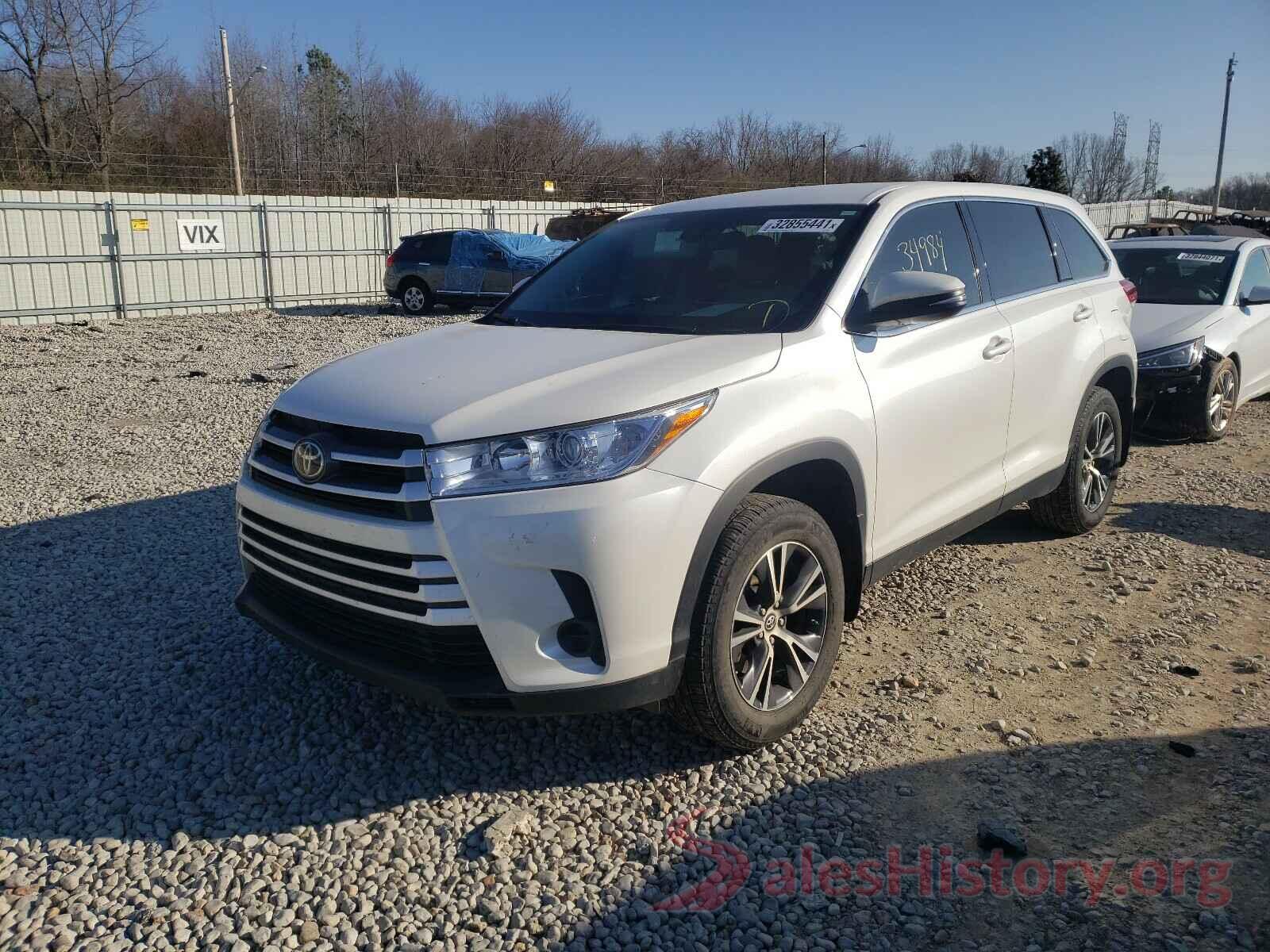 5TDZZRFH3KS294458 2019 TOYOTA HIGHLANDER