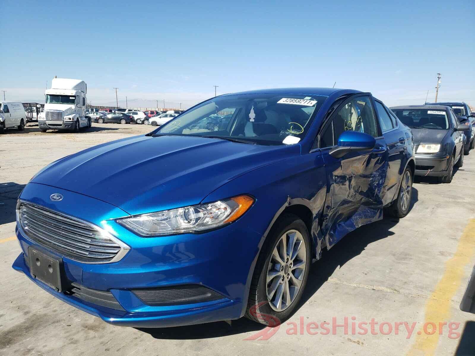 3FA6P0LU7HR123056 2017 FORD FUSION