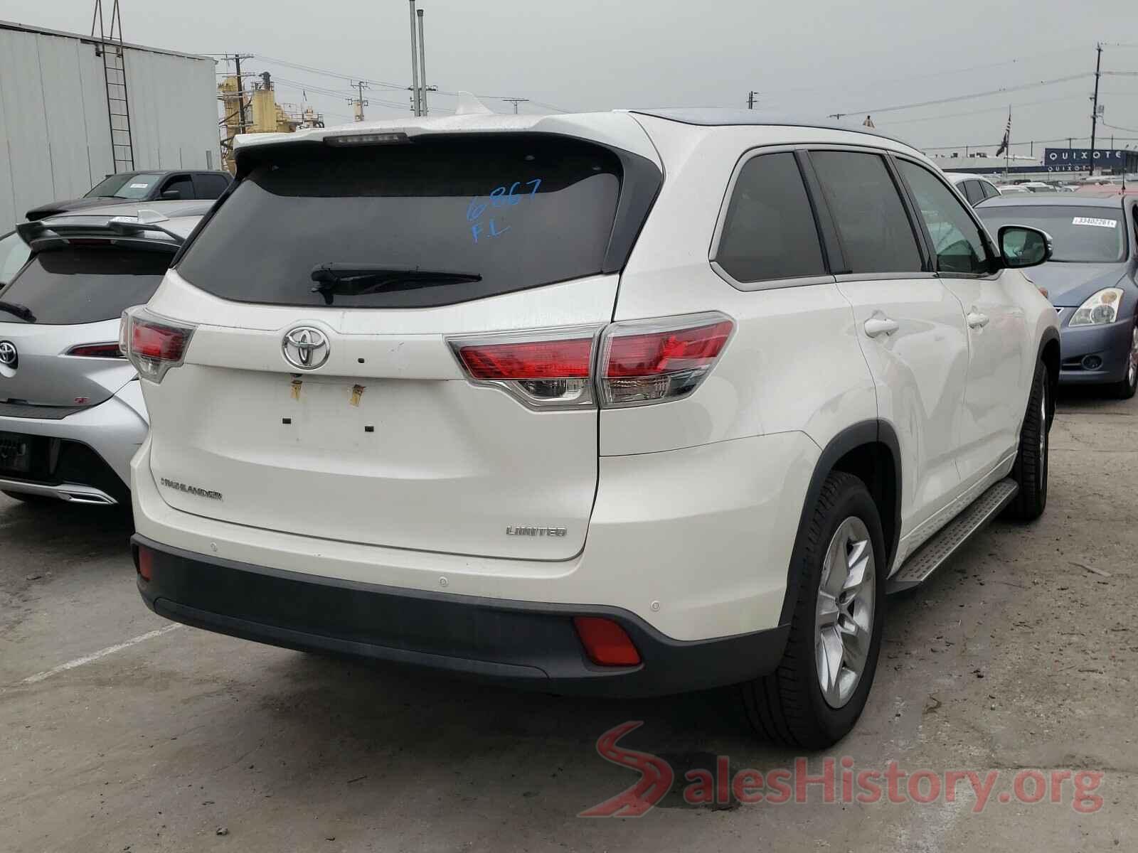 5TDYKRFH9GS176468 2016 TOYOTA HIGHLANDER