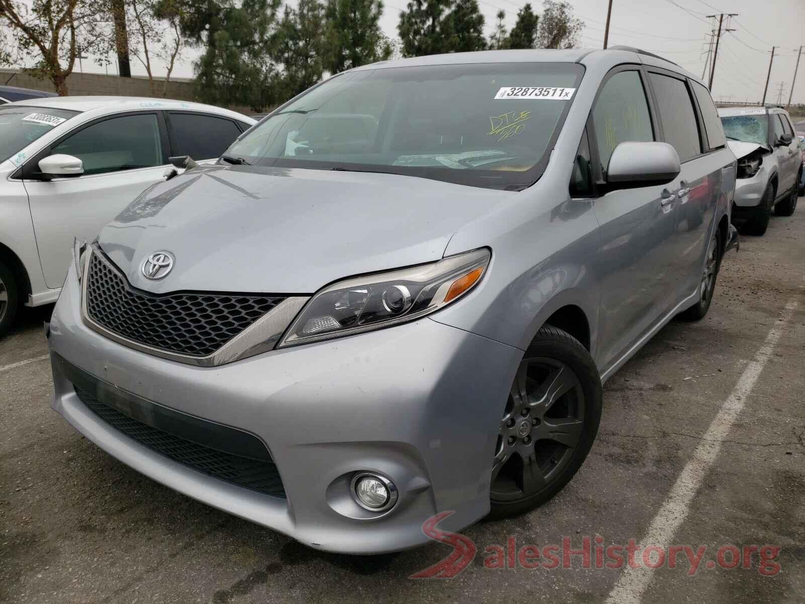 5TDXZ3DC2HS801273 2017 TOYOTA SIENNA