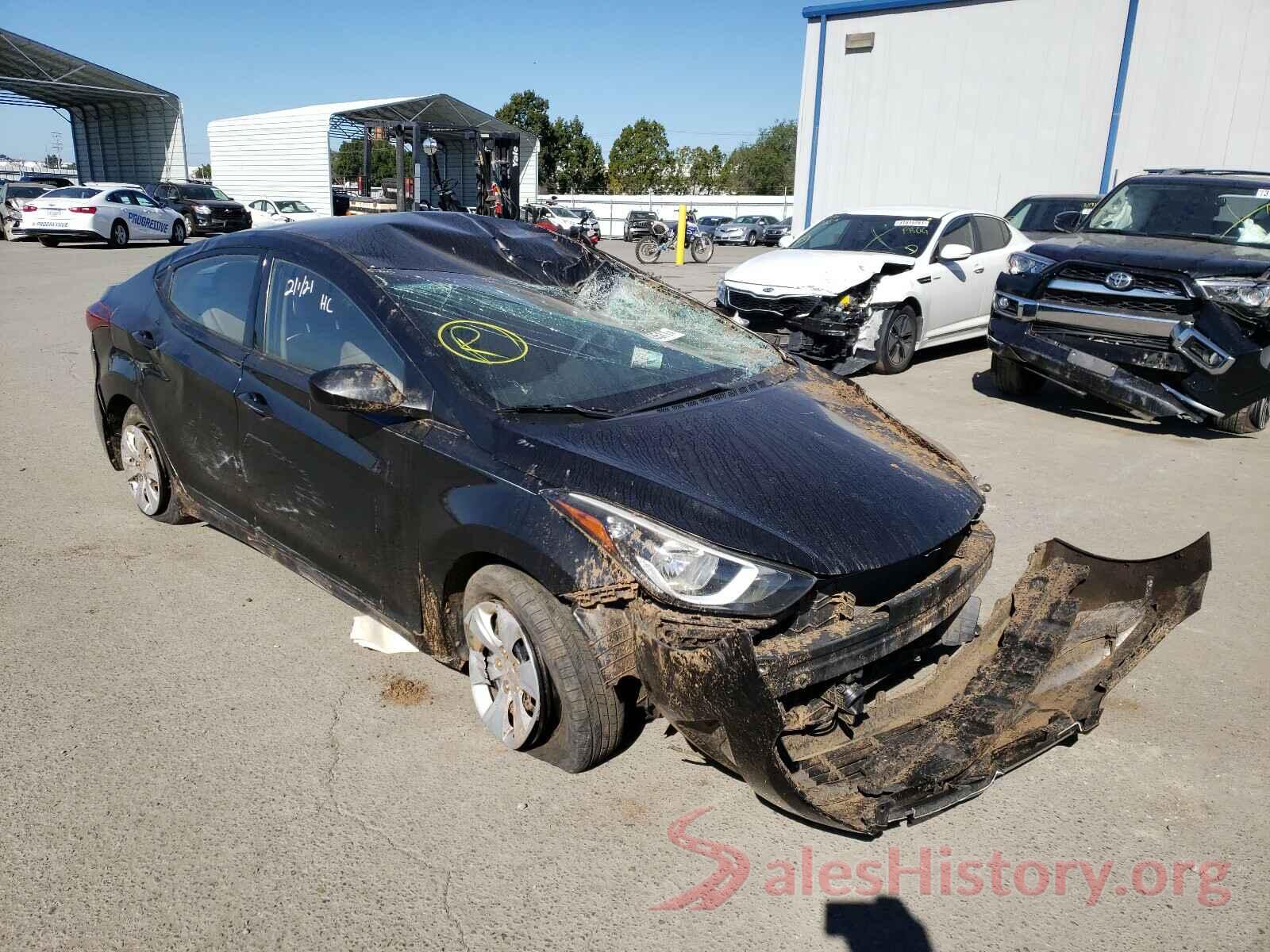 5NPDH4AE5GH724758 2016 HYUNDAI ELANTRA