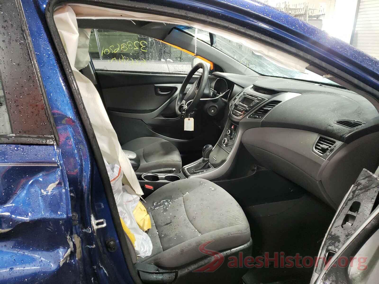 5NPDH4AEXGH727834 2016 HYUNDAI ELANTRA