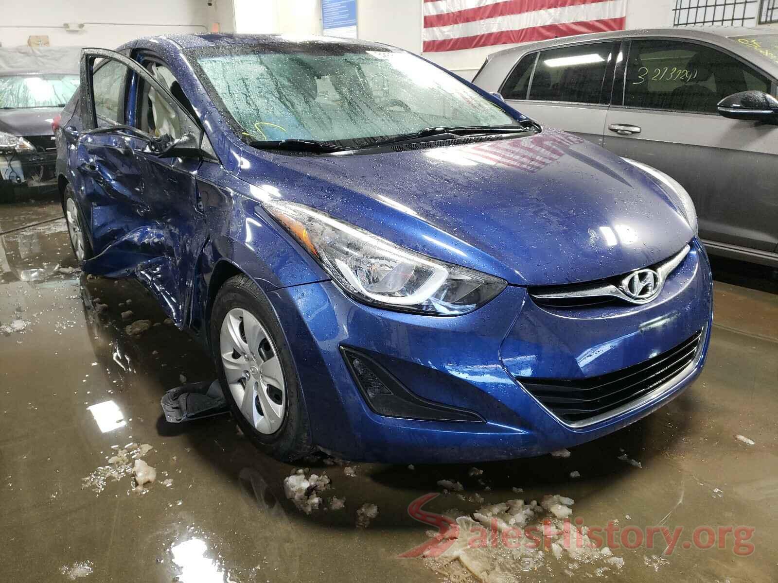 5NPDH4AEXGH727834 2016 HYUNDAI ELANTRA