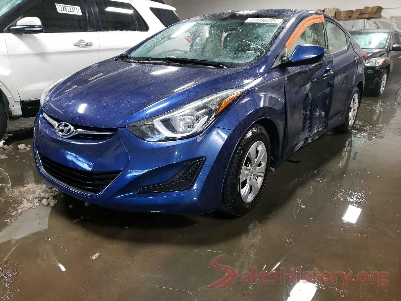 5NPDH4AEXGH727834 2016 HYUNDAI ELANTRA