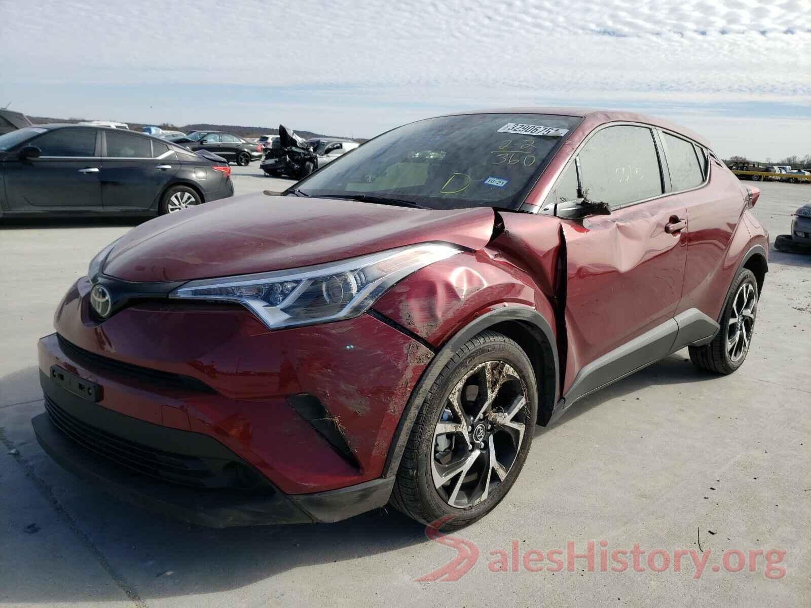 JTNKHMBXXK1058967 2019 TOYOTA C-HR