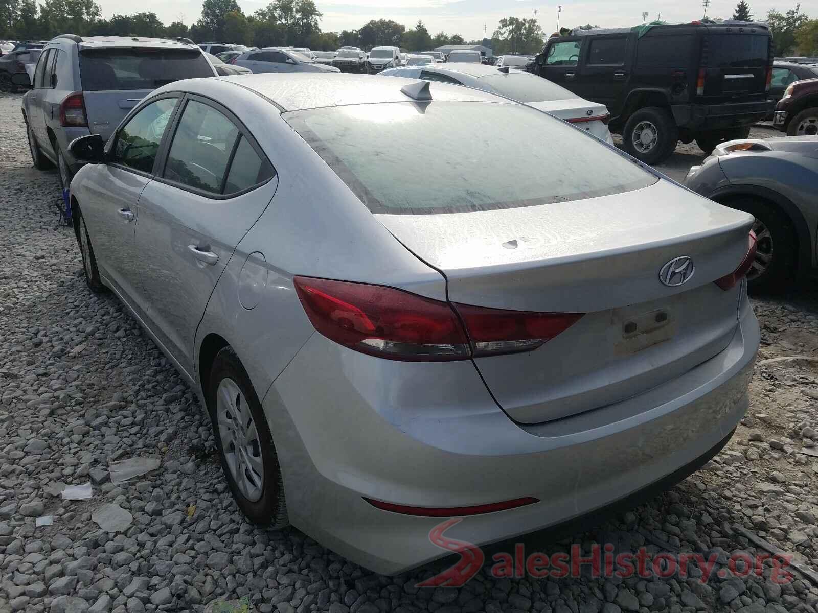 5NPD74LF7HH198708 2017 HYUNDAI ELANTRA