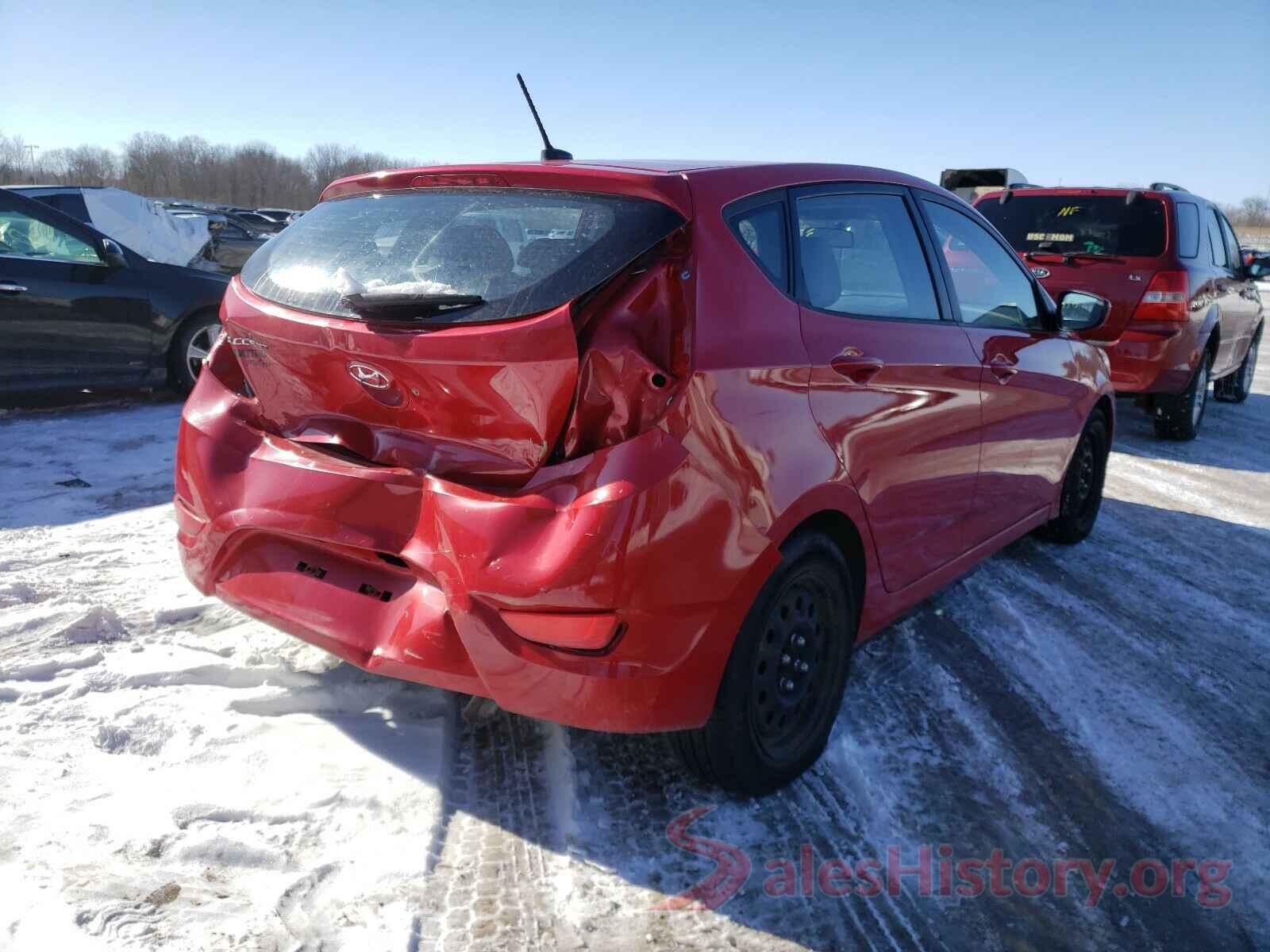 KMHCT5AE2GU238488 2016 HYUNDAI ACCENT