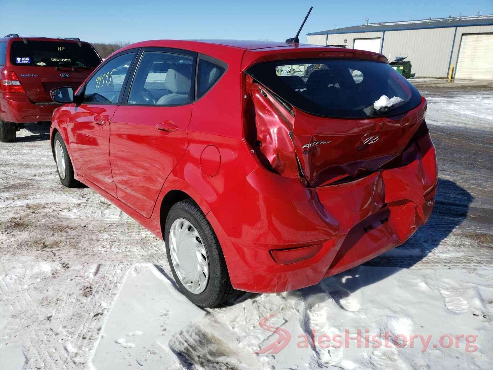 KMHCT5AE2GU238488 2016 HYUNDAI ACCENT