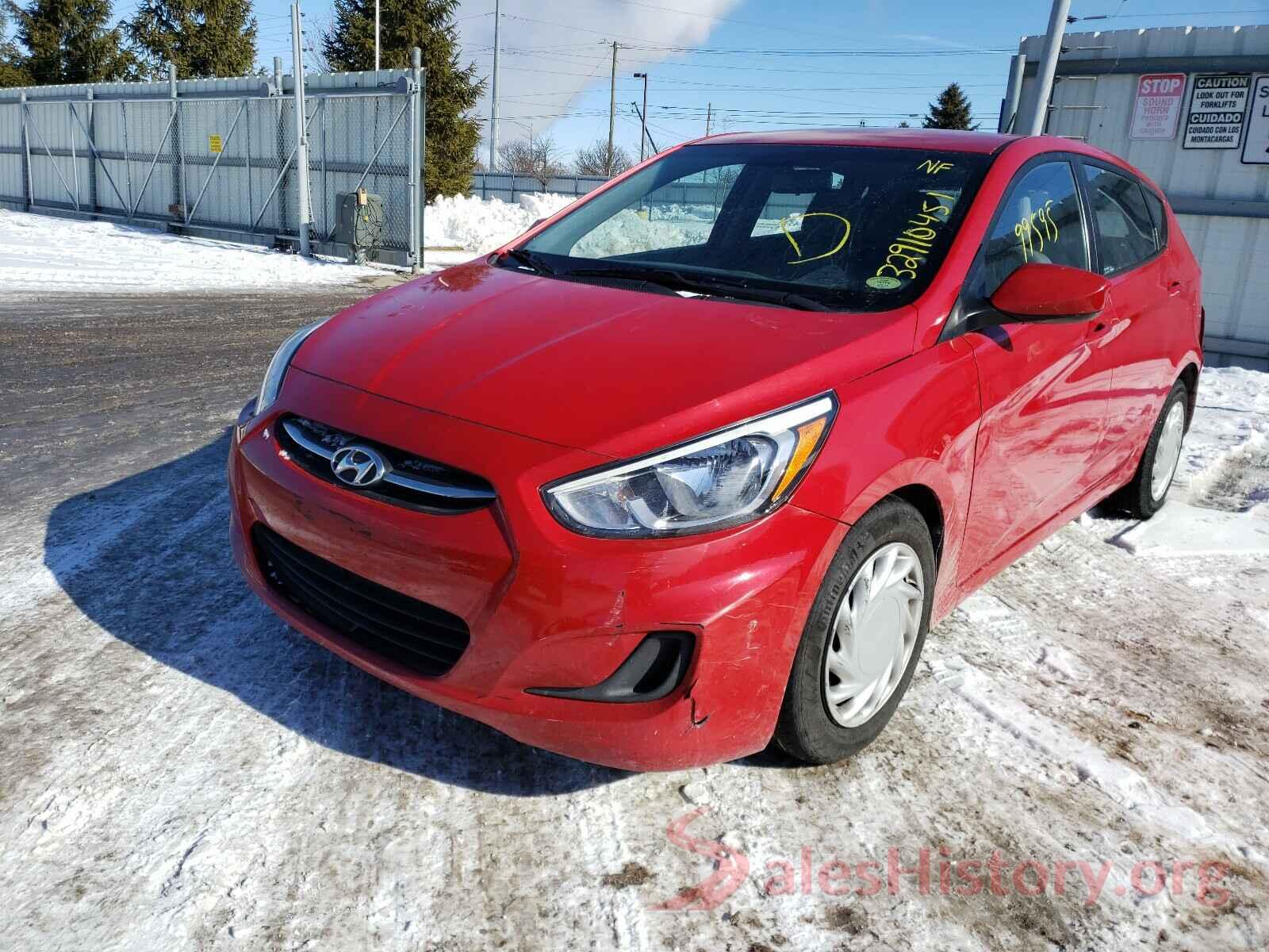 KMHCT5AE2GU238488 2016 HYUNDAI ACCENT