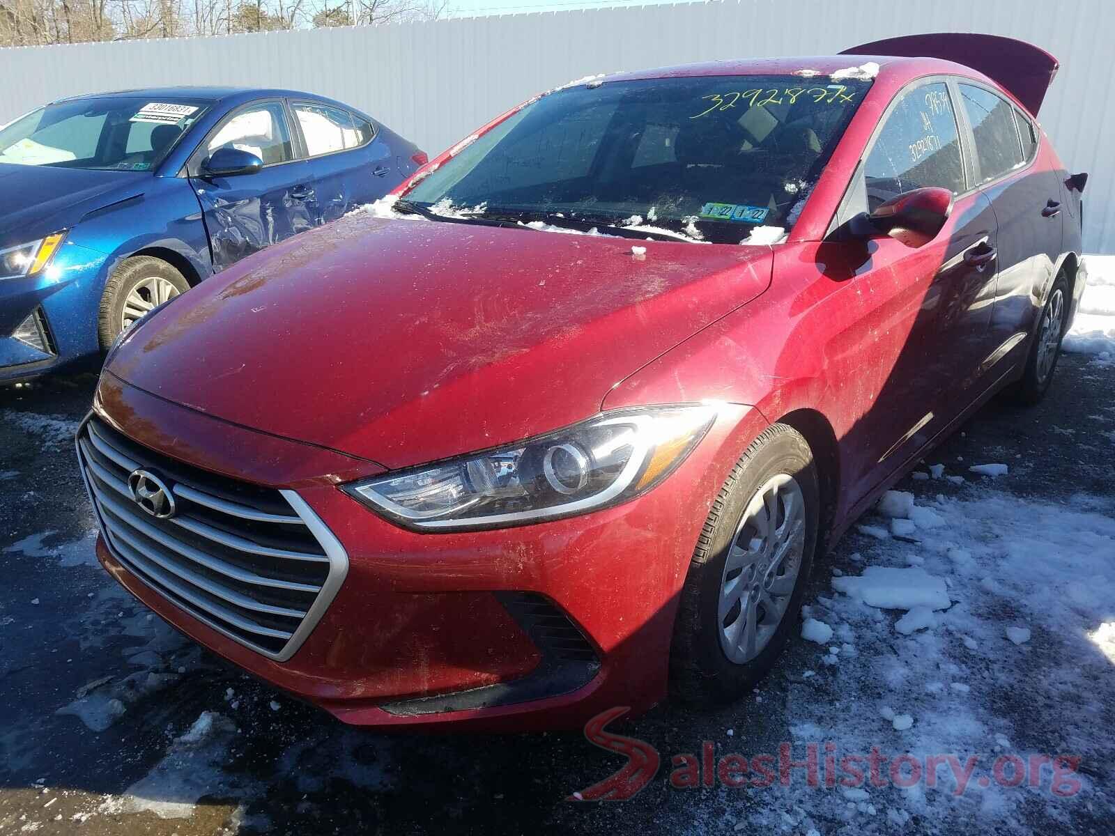 KMHD74LF2HU337502 2017 HYUNDAI ELANTRA