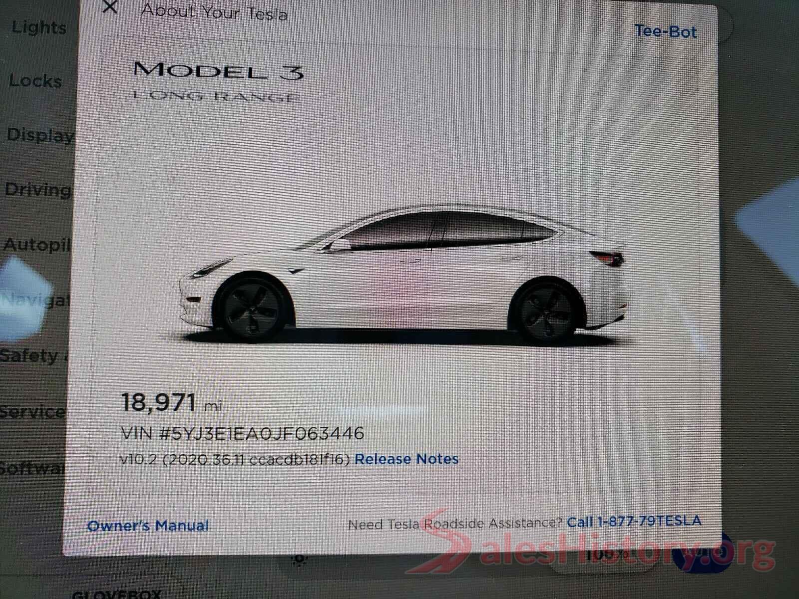 5YJ3E1EA0JF063446 2018 TESLA MODEL 3