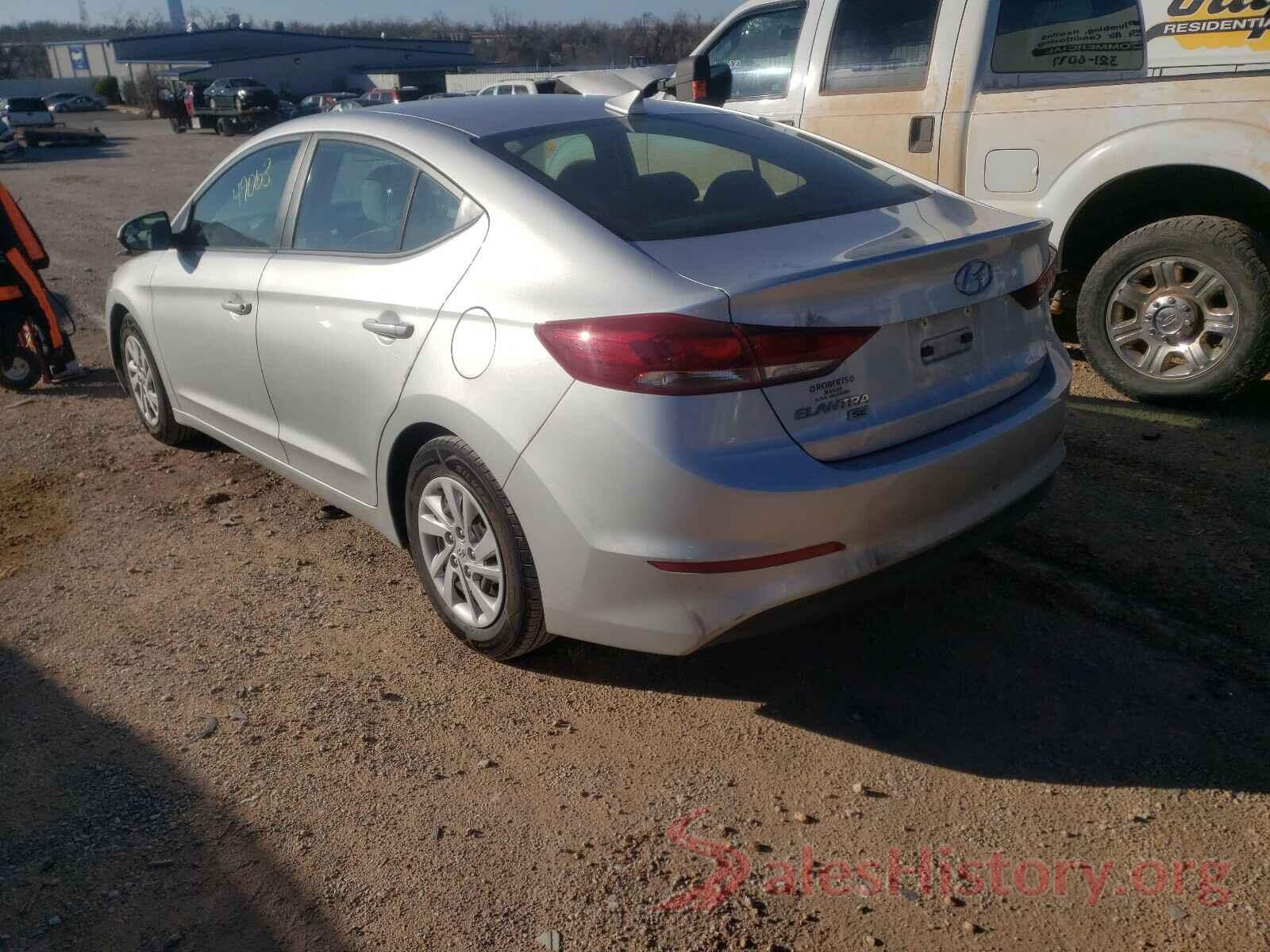 5NPD74LF7HH199566 2017 HYUNDAI ELANTRA