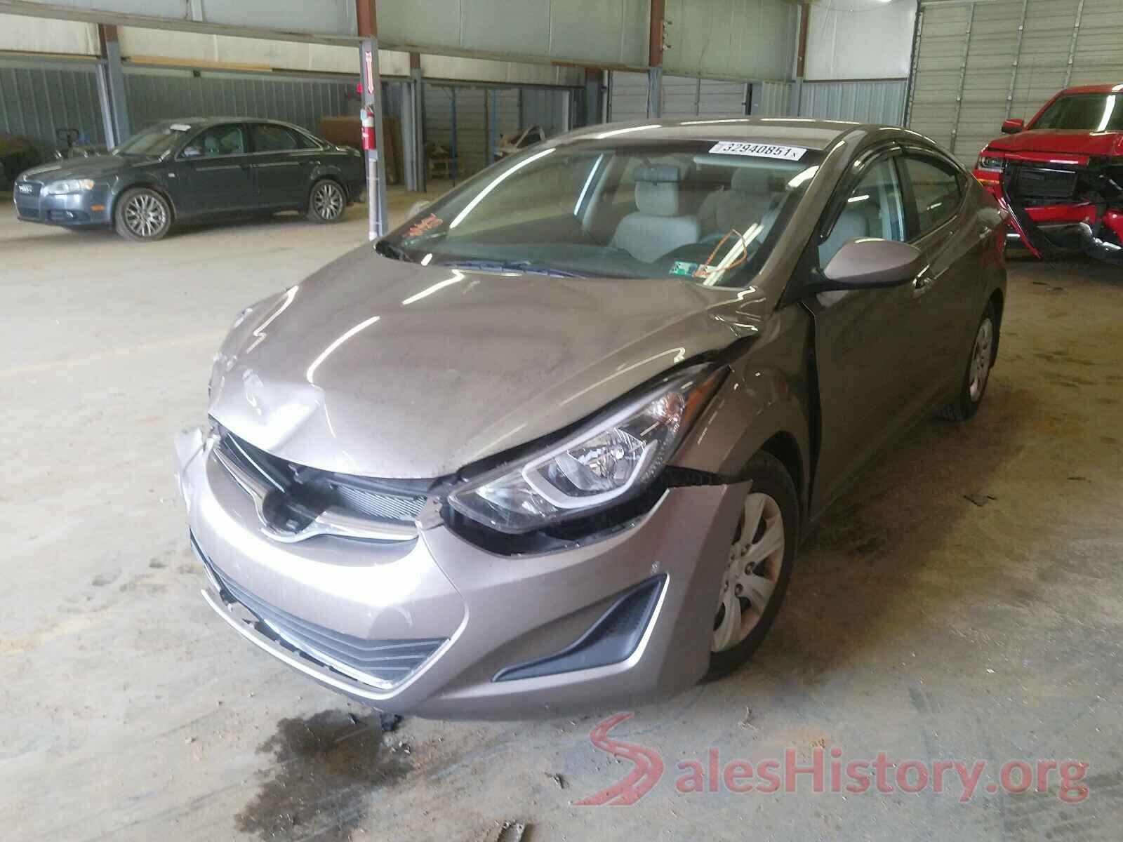 5NPDH4AE8GH794643 2016 HYUNDAI ELANTRA