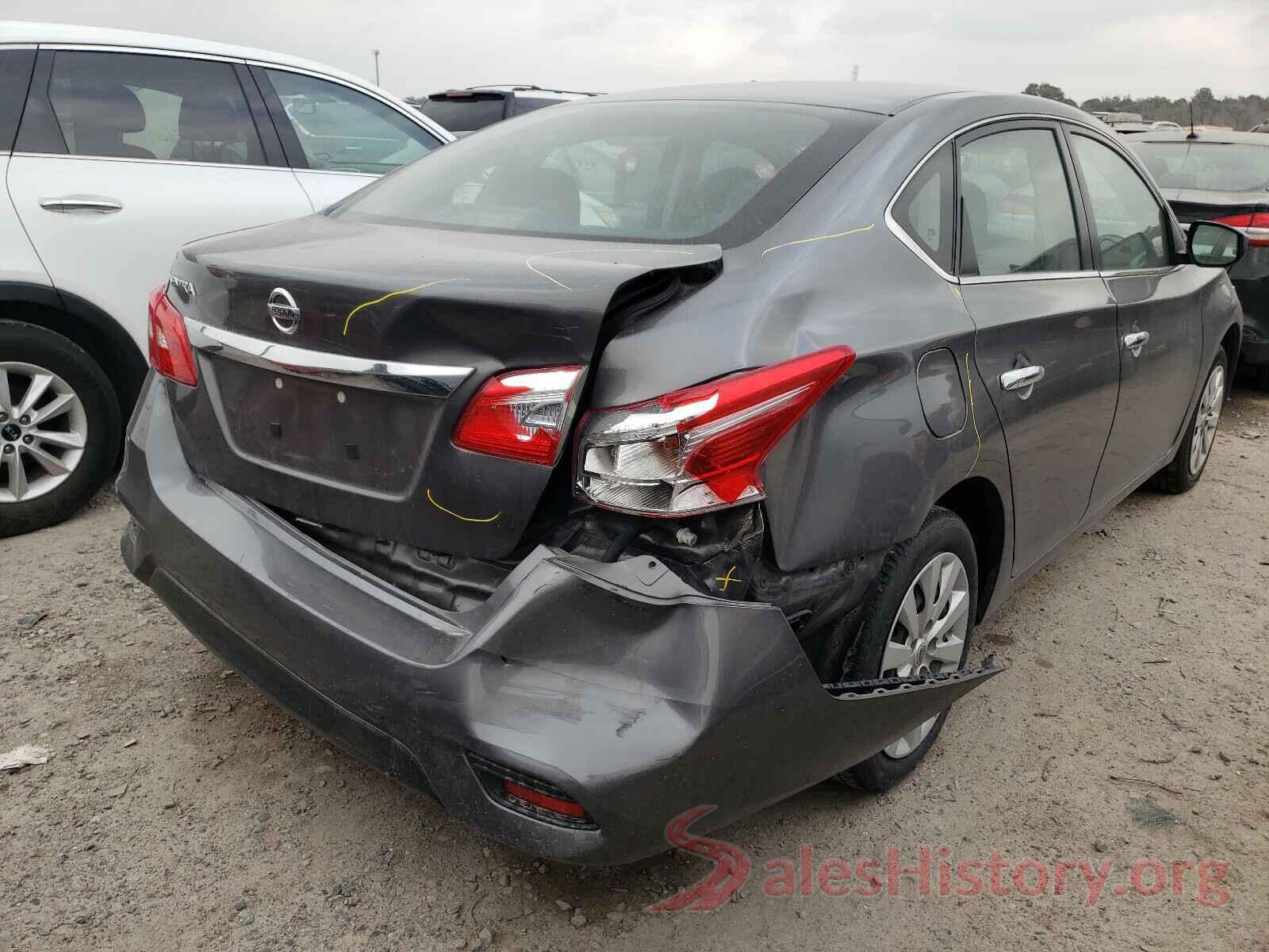 3N1AB7APXKY240266 2019 NISSAN SENTRA