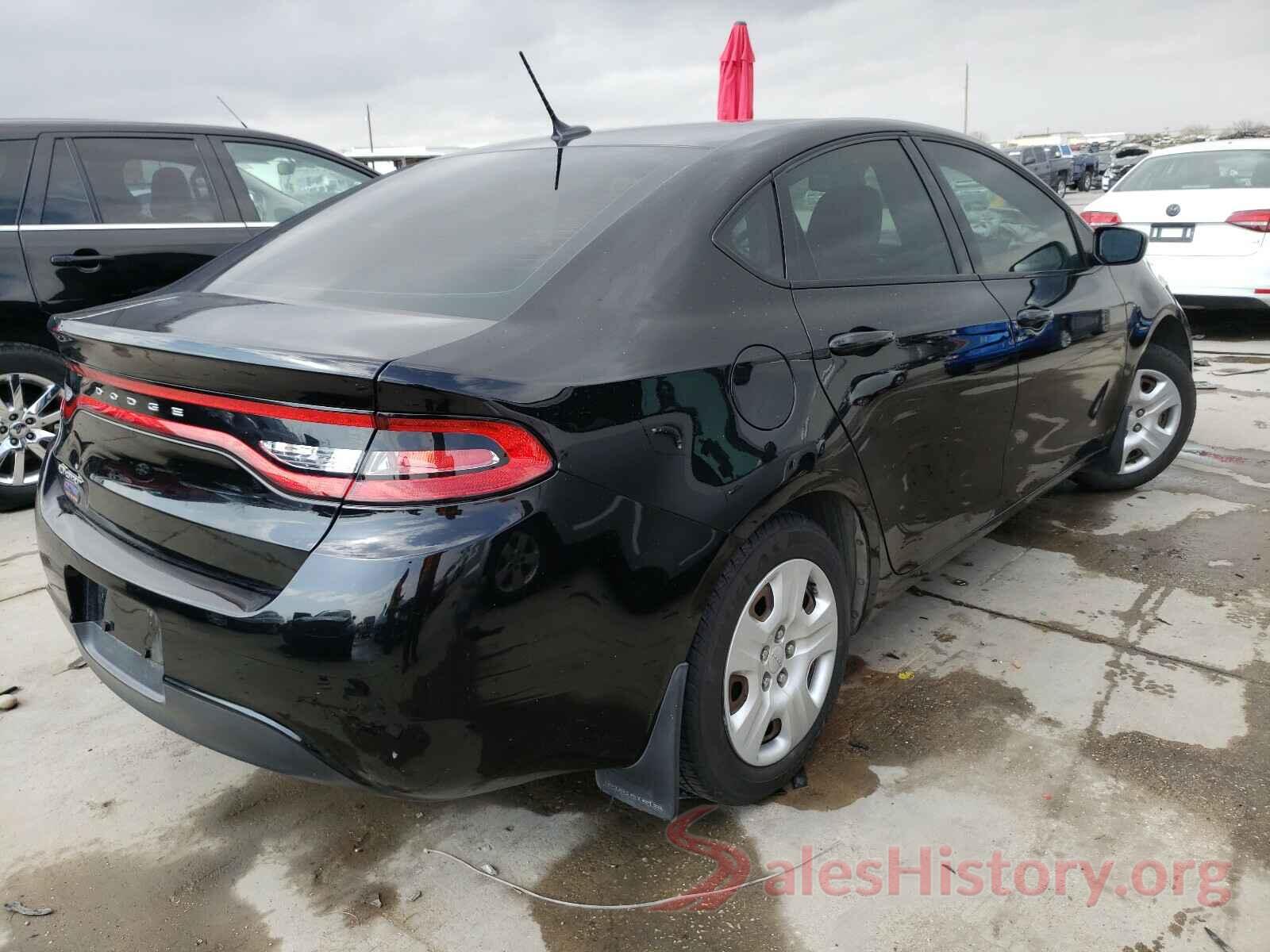 1C3CDFAA1GD644240 2016 DODGE DART