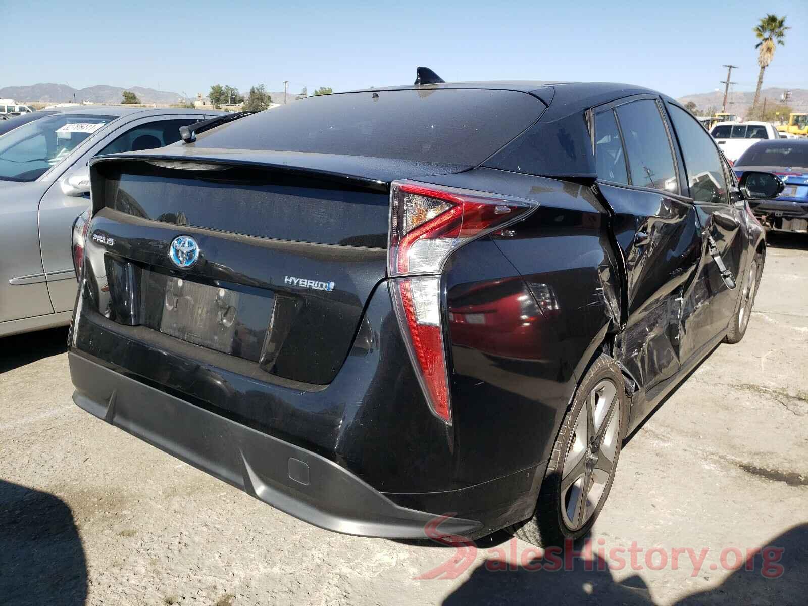 JTDKARFU0G3005034 2016 TOYOTA PRIUS