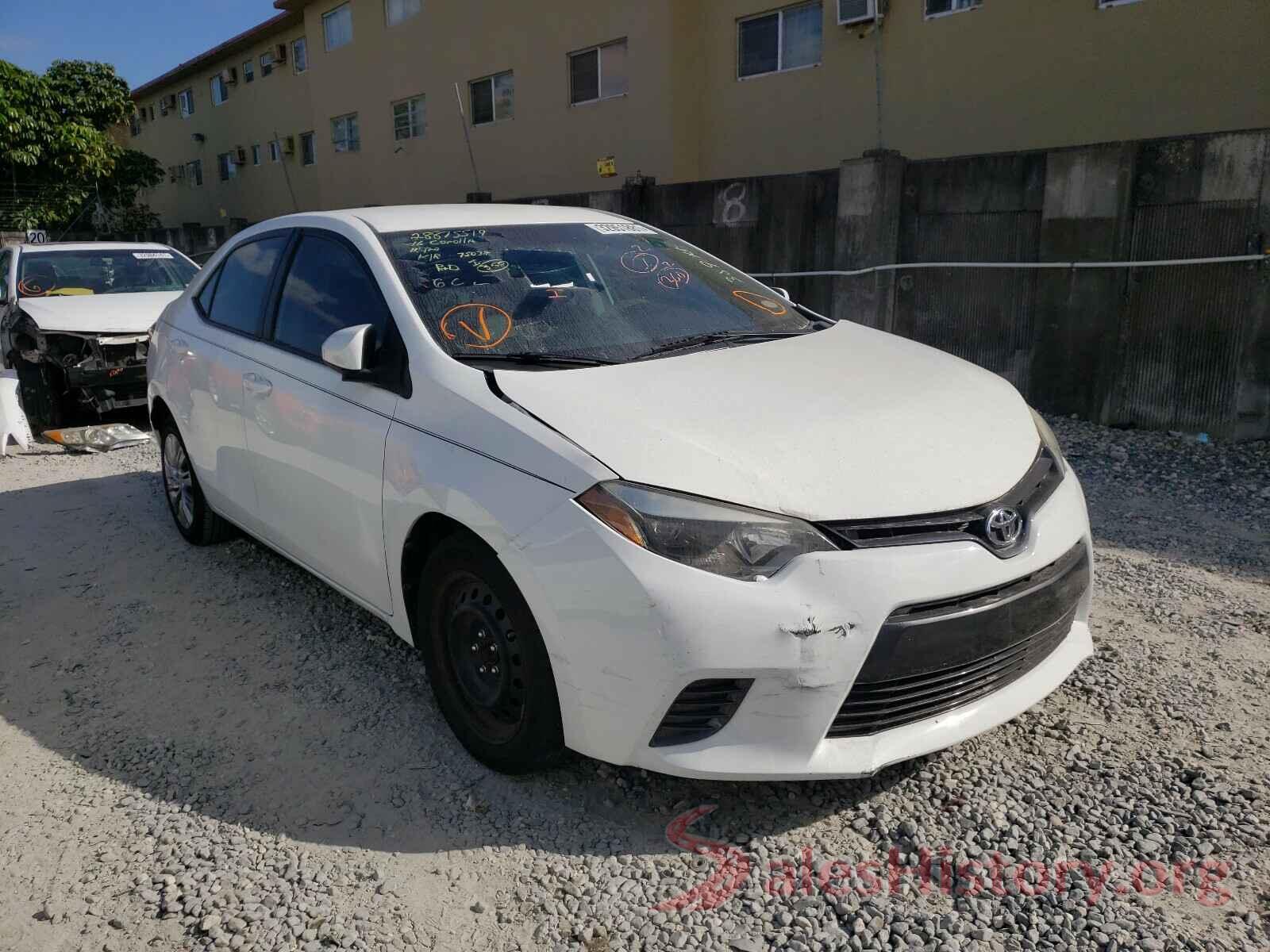 5YFBURHE0GP389045 2016 TOYOTA COROLLA