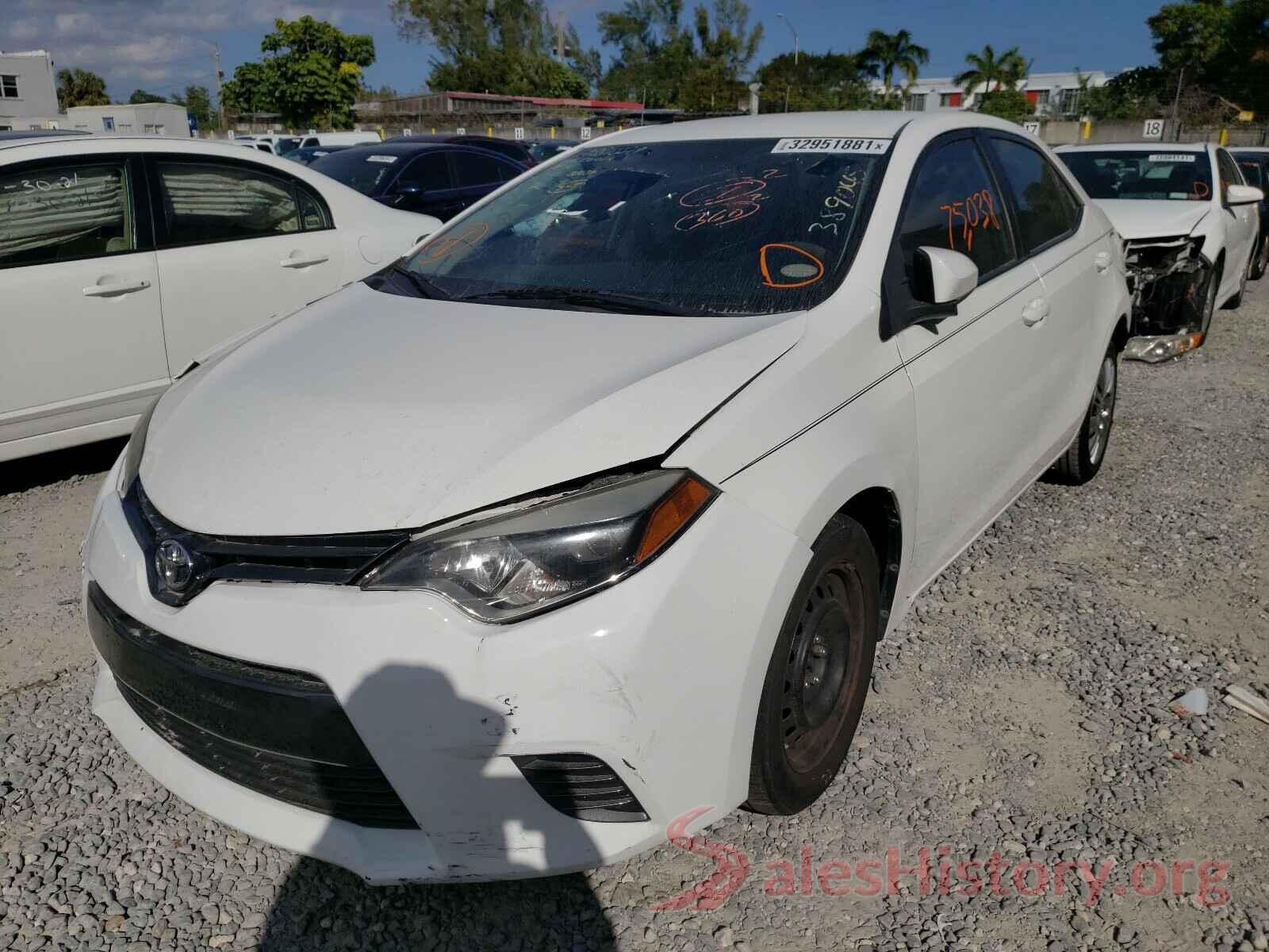 5YFBURHE0GP389045 2016 TOYOTA COROLLA