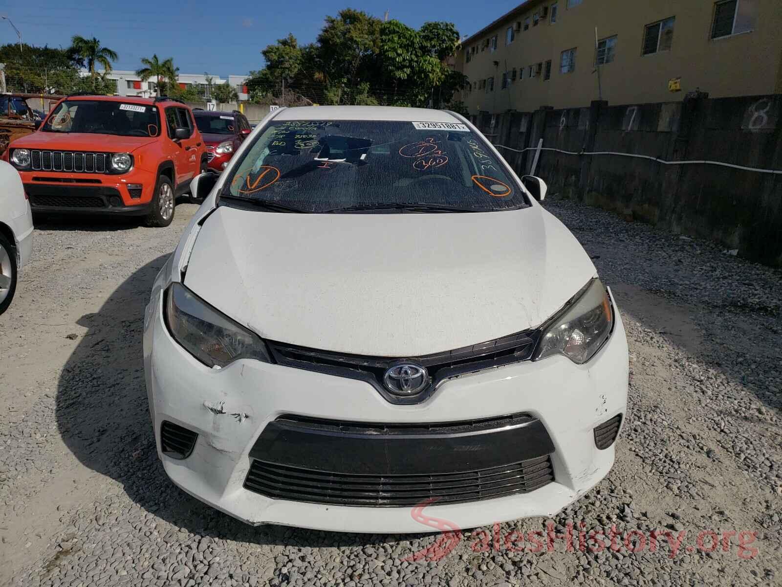 5YFBURHE0GP389045 2016 TOYOTA COROLLA