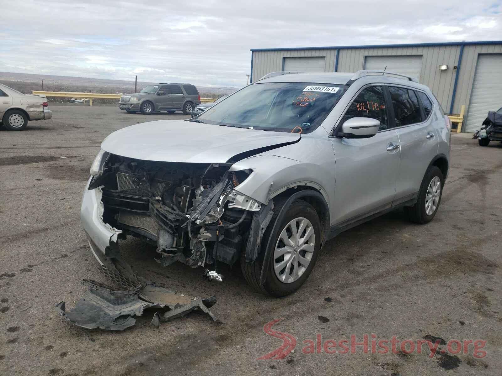 KNMAT2MV1GP647179 2016 NISSAN ROGUE